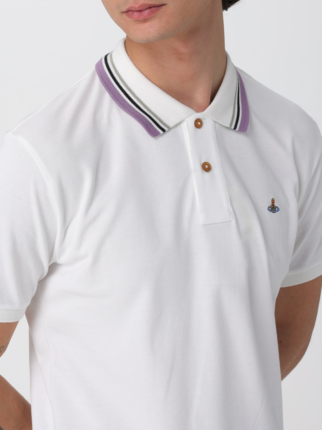 VIVIENNE WESTWOOD POLO: Polo herren Vivienne Westwood, Weiß - Img 5