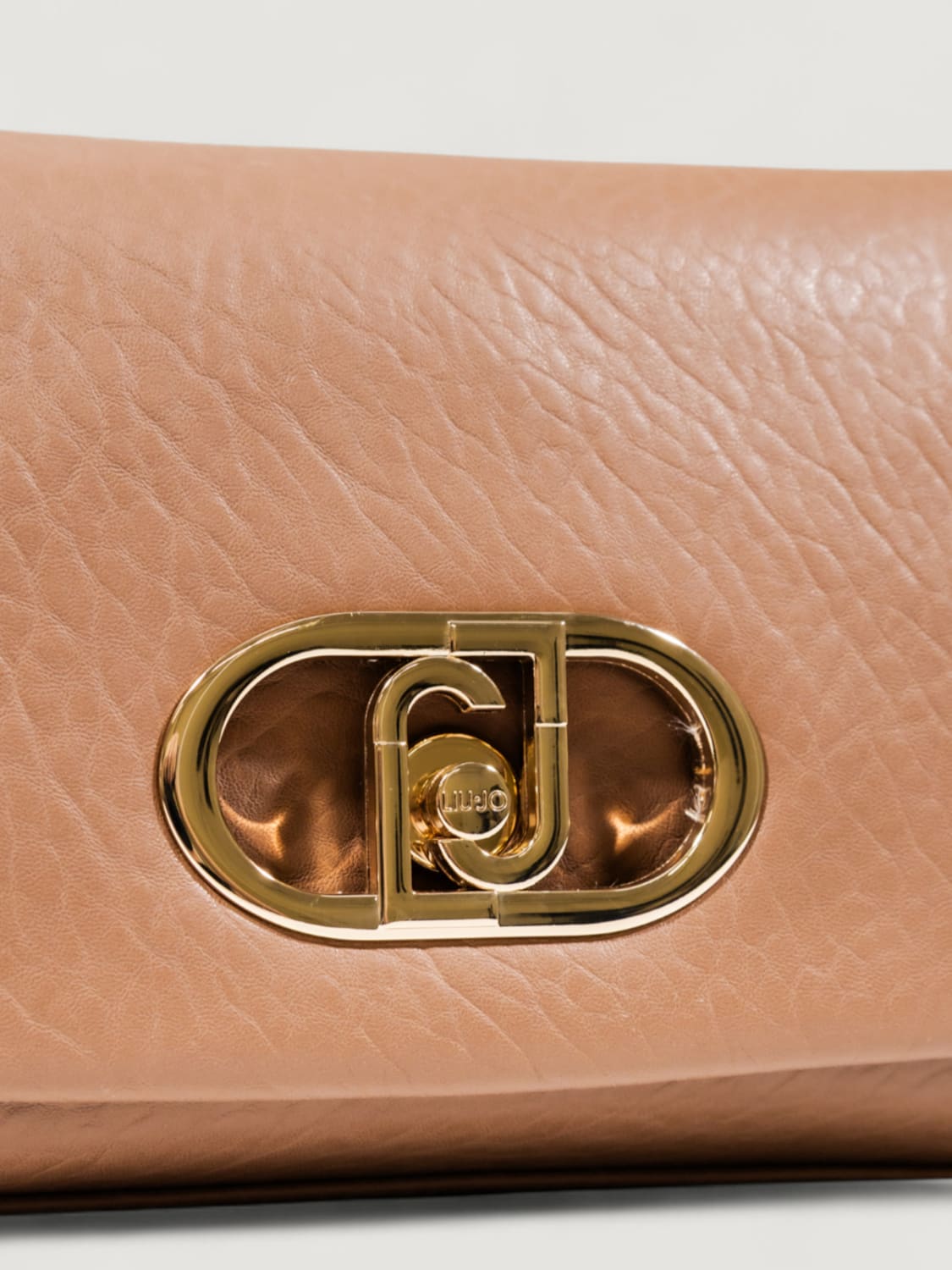 LIU JO BORSA A SPALLA: Borsa a tracolla Lapuffy Liu Jo media, Beige - Img 3