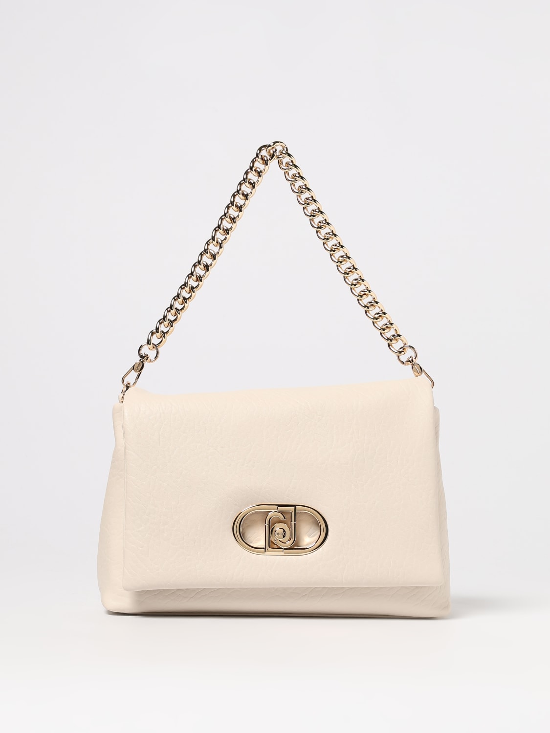 LIU JO BORSA A SPALLA: Borsa Aide Liu Jo in pelle sintetica a grana , Bianco - Img 1