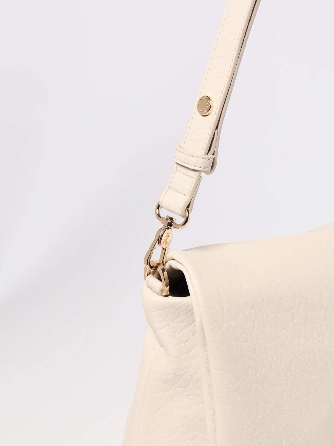 LIU JO BORSA A SPALLA: Borsa Aide Liu Jo in pelle sintetica a grana , Bianco - Img 4