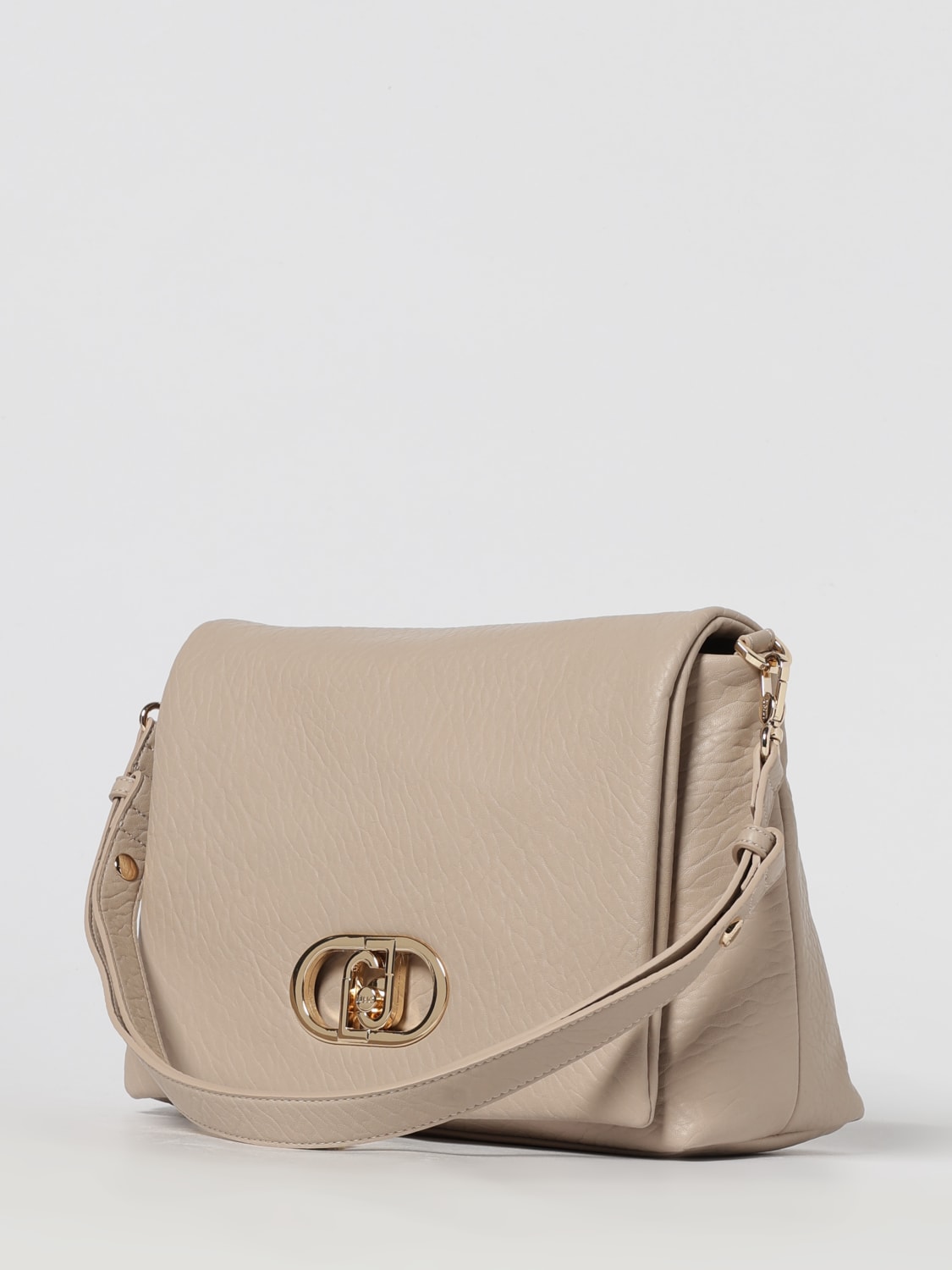 LIU JO BORSA A SPALLA: Borsa Aide Liu Jo in pelle sintetica a grana , Naturale - Img 4