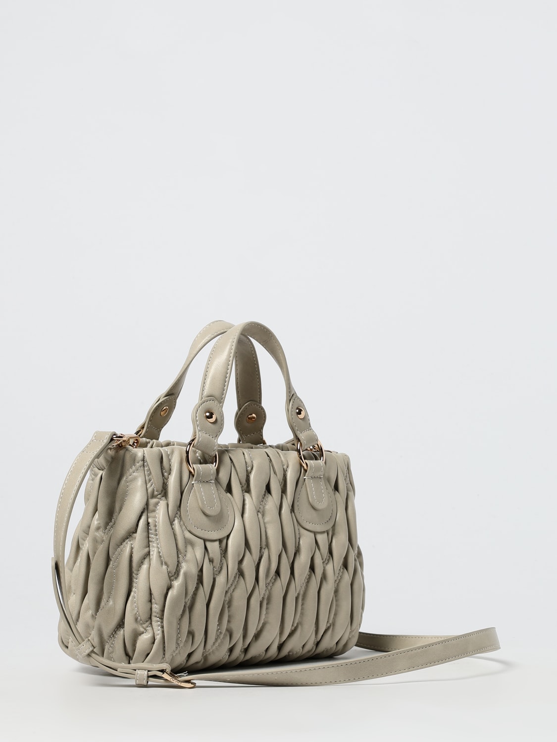 LIU JO BORSA A MANO: Borsa Aide Liu Jo in pelle sintetica trapuntata , Bianco - Img 2