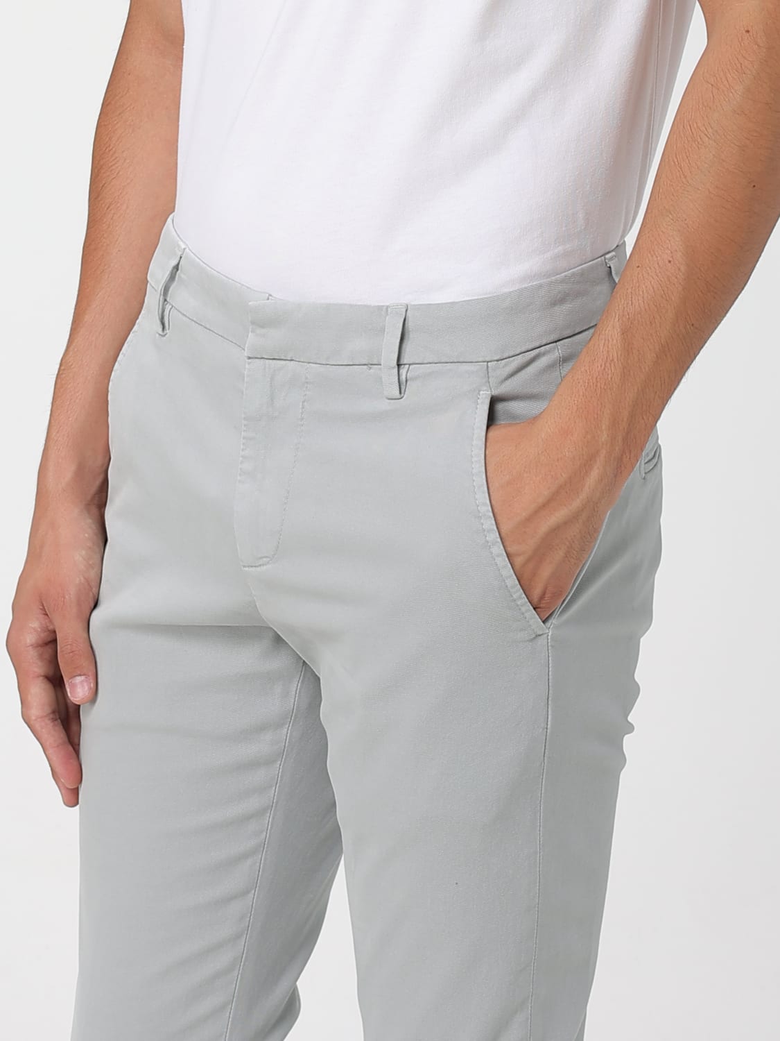 DONDUP TROUSERS: Jeans men Dondup, Grey 1 - Img 3