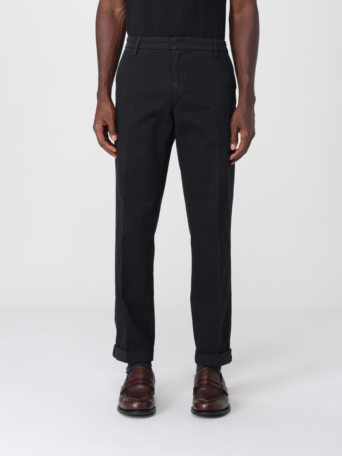 DONDUP PANTS: Pants men Dondup, Black - Img 1