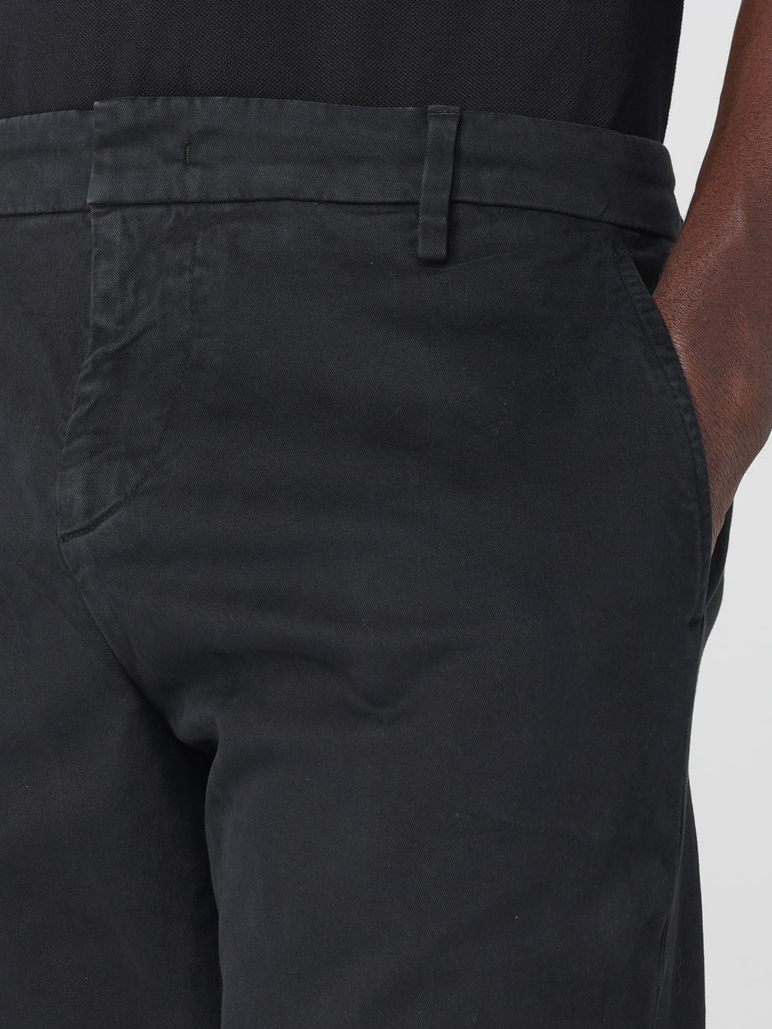 DONDUP PANTS: Pants men Dondup, Black - Img 3