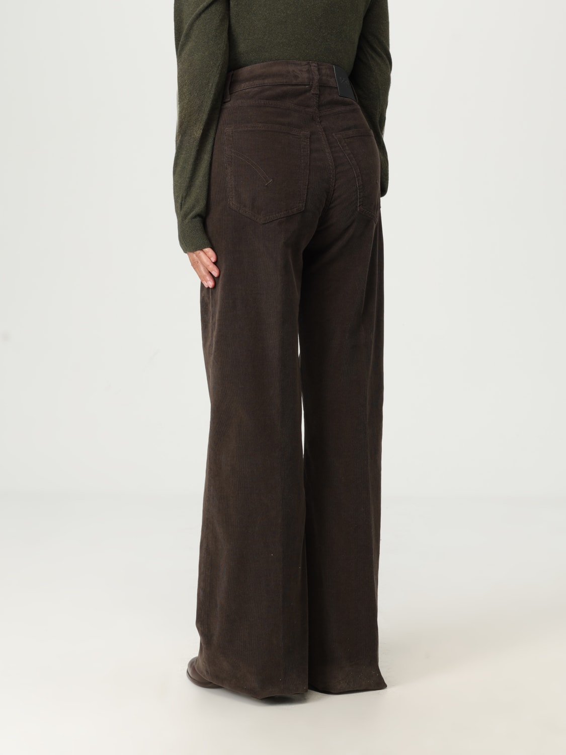 DONDUP PANTALONES: Pantalón mujer Dondup, Marrón - Img 2