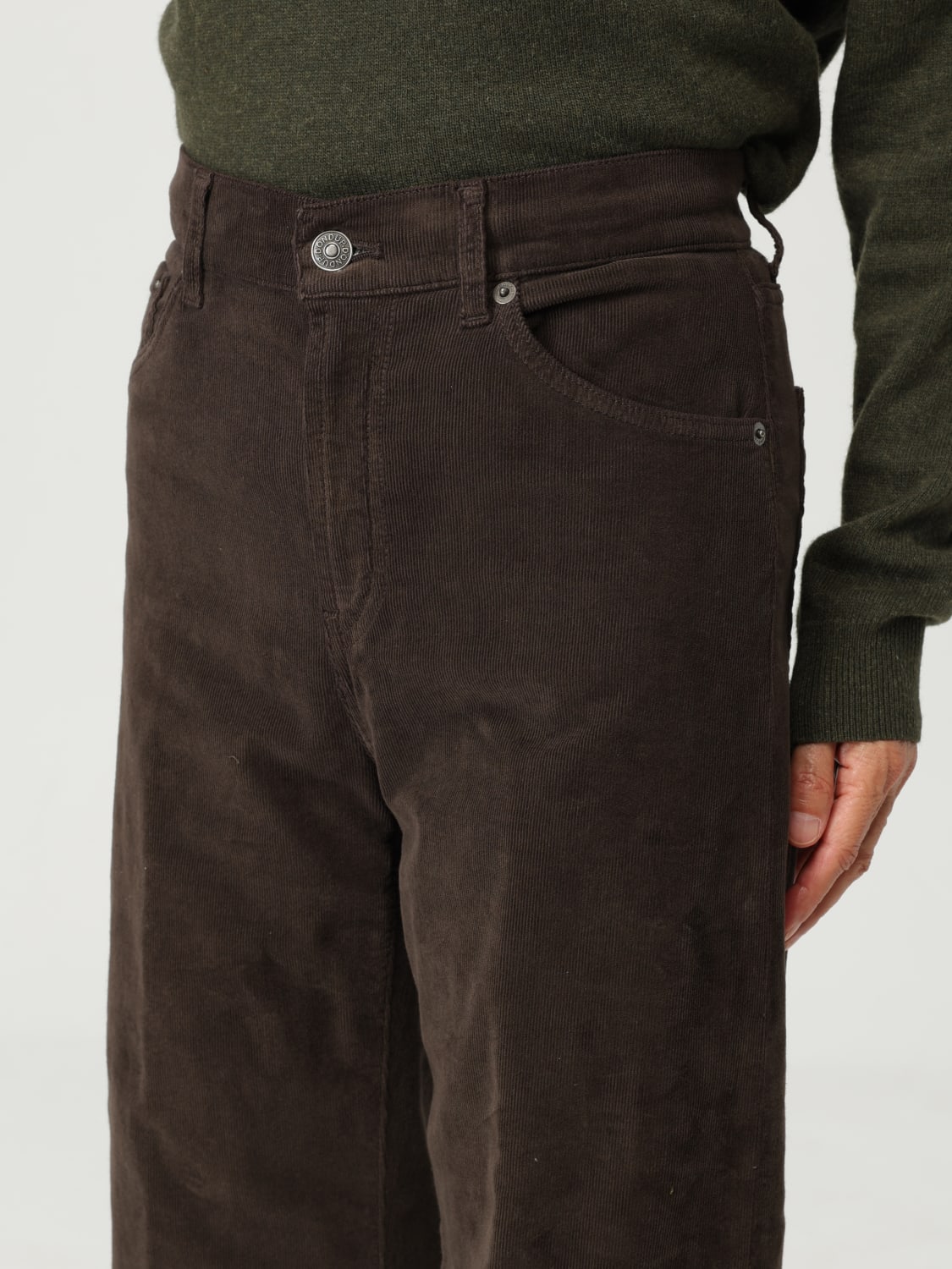 DONDUP PANTALONES: Pantalón mujer Dondup, Marrón - Img 3