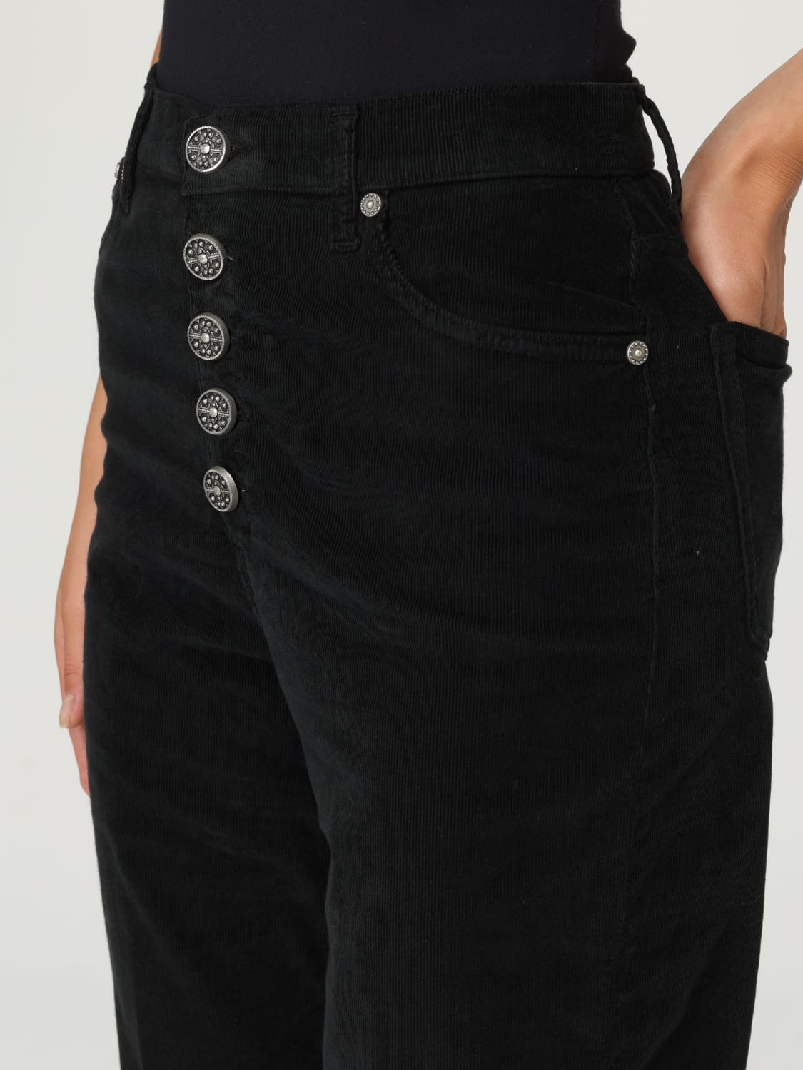 DONDUP VAQUEROS: Vaquero mujer Dondup, Negro - Img 3