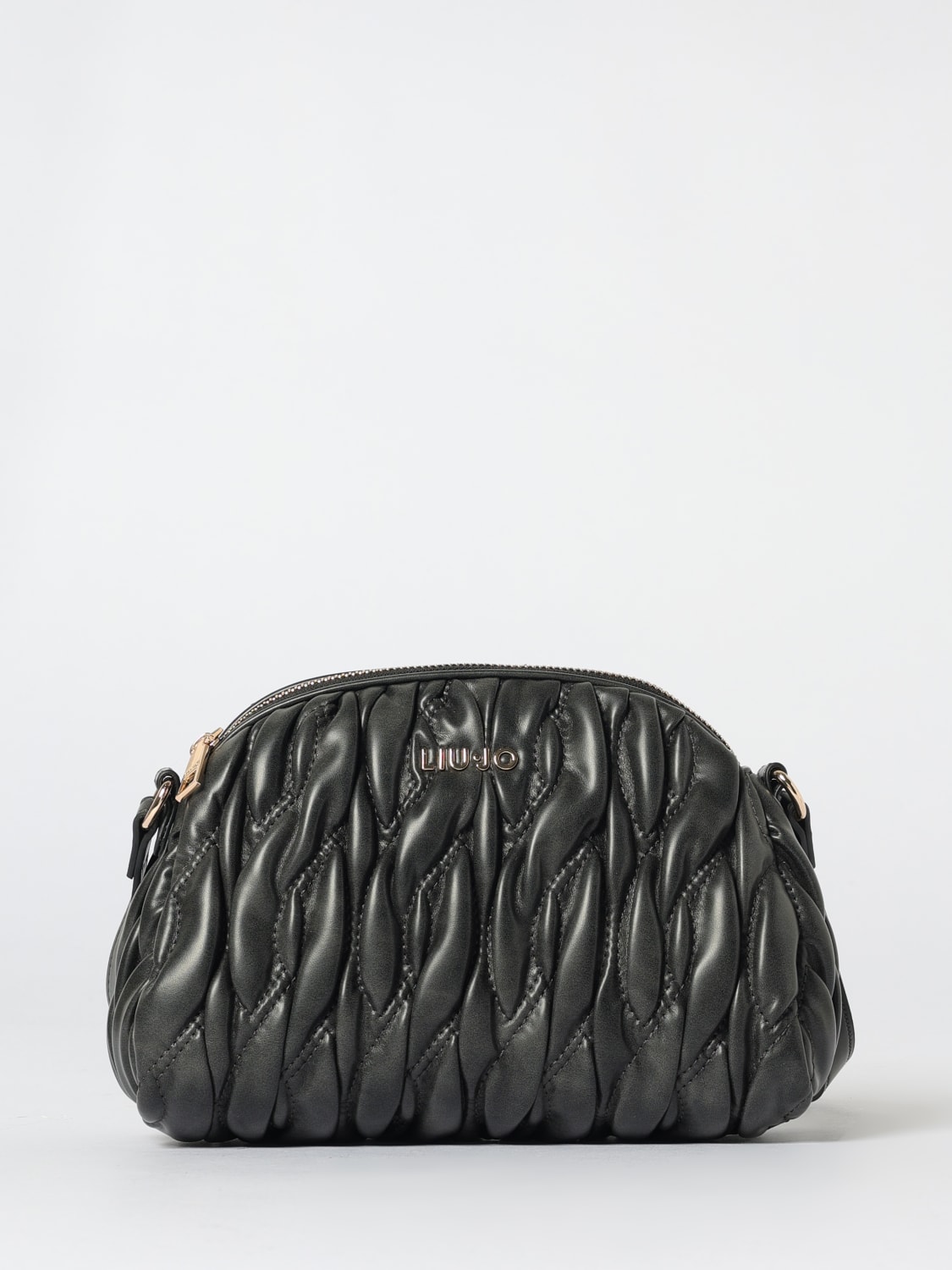 LIU JO BORSA A TRACOLLA: Borsa Aide Liu Jo in pelle sintetica matelassè , Nero - Img 1