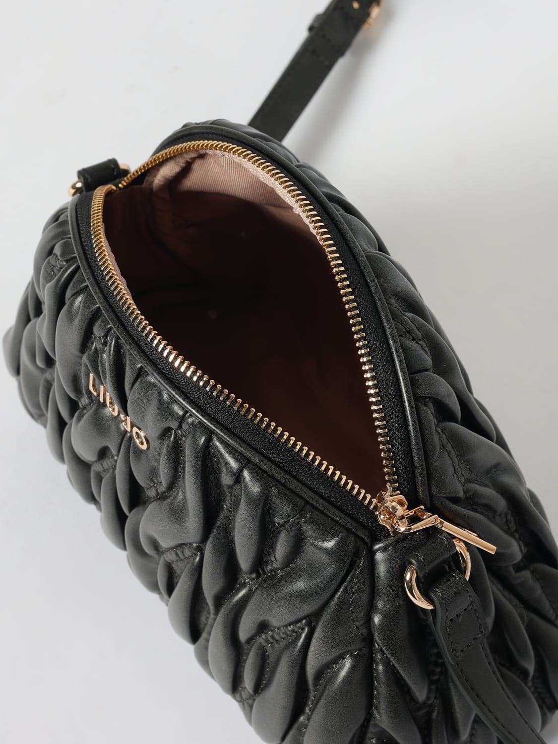 LIU JO BORSA A TRACOLLA: Borsa Aide Liu Jo in pelle sintetica matelassè , Nero - Img 3