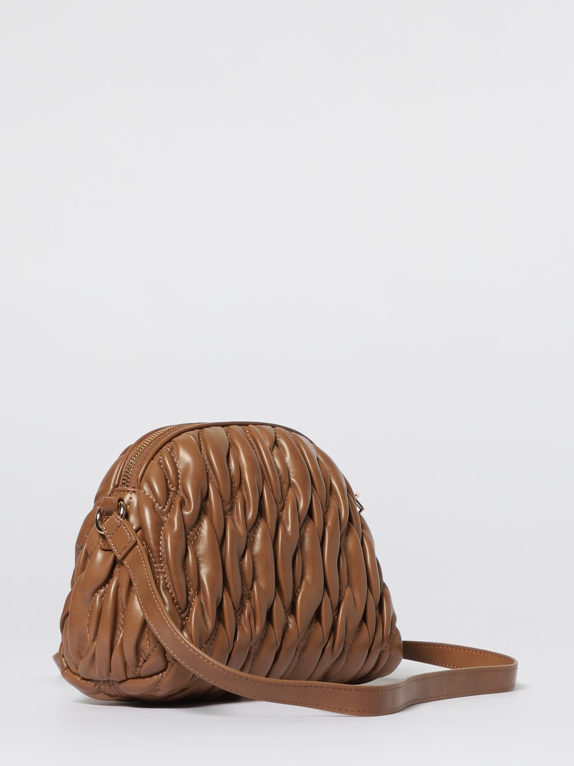 LIU JO BORSA A TRACOLLA: Borsa Aide Liu Jo in pelle sintetica matelassè , Beige - Img 2