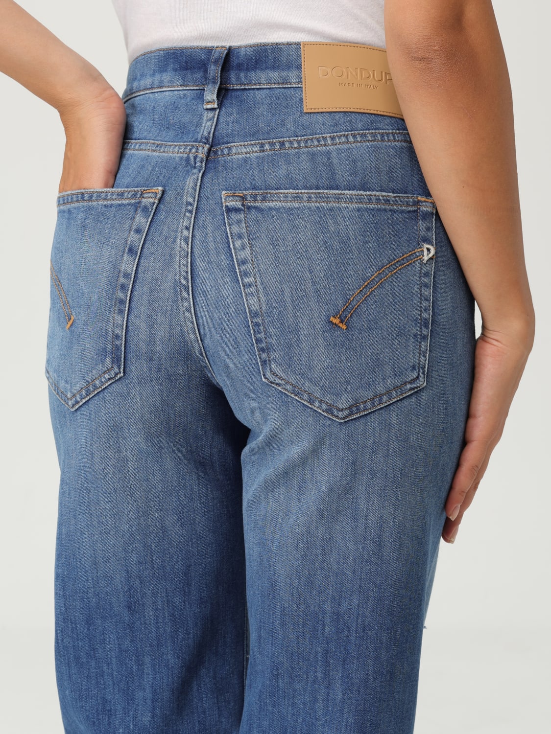 DONDUP JEANS: Jeans woman Dondup, Blue - Img 3