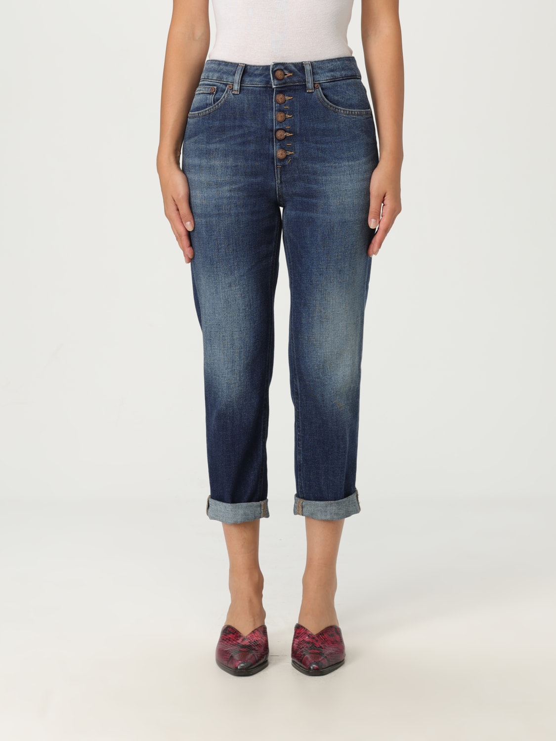 DONDUP VAQUEROS: Vaquero mujer Dondup, Azul Oscuro - Img 1