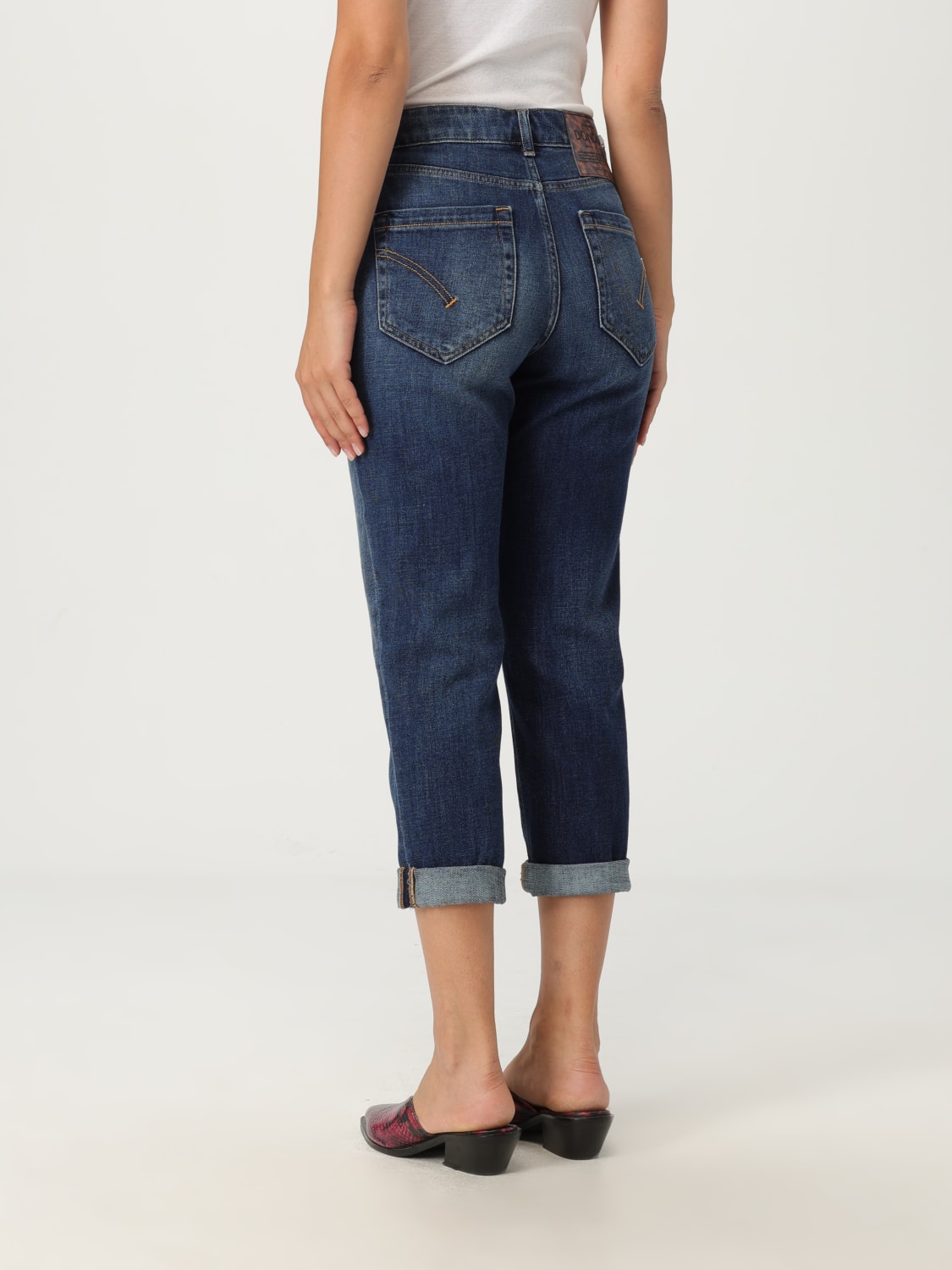 DONDUP VAQUEROS: Vaquero mujer Dondup, Azul Oscuro - Img 2