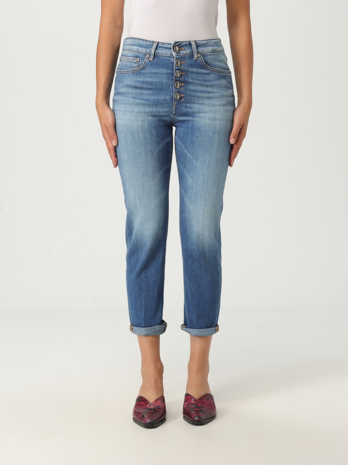 DONDUP VAQUEROS: Vaquero mujer Dondup, Azul Oscuro - Img 1