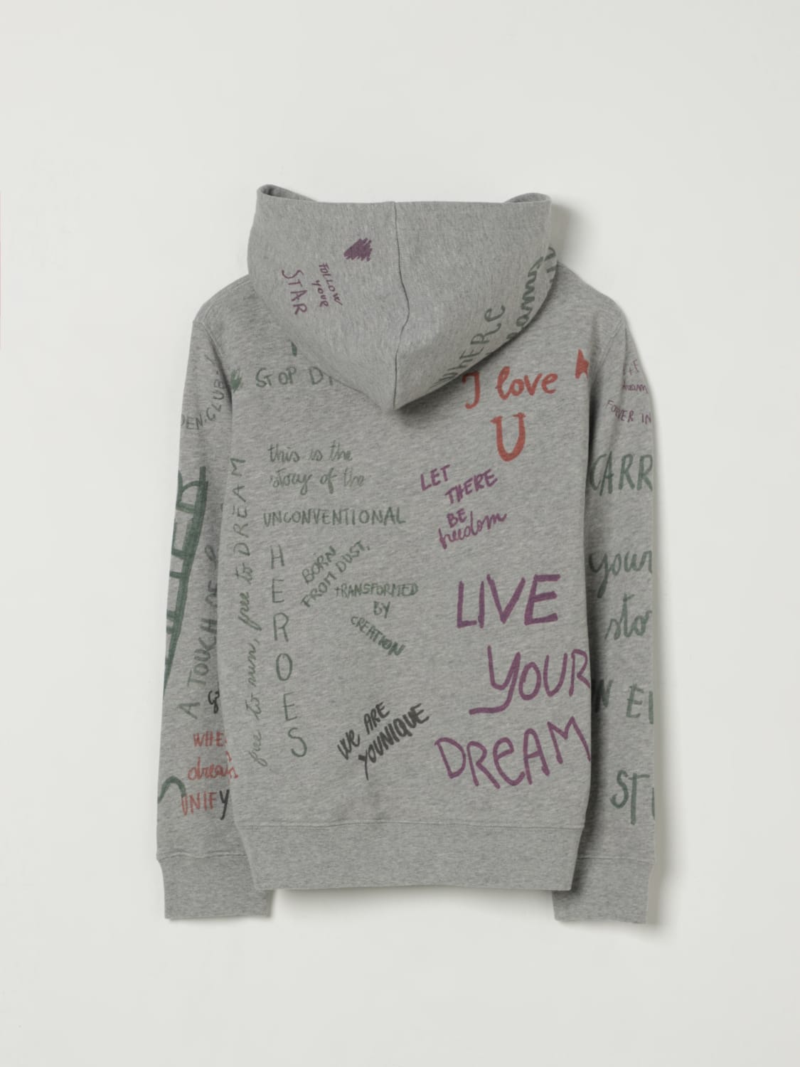 GOLDEN GOOSE SWEATER: Sweater kids Golden Goose, Grey - Img 2