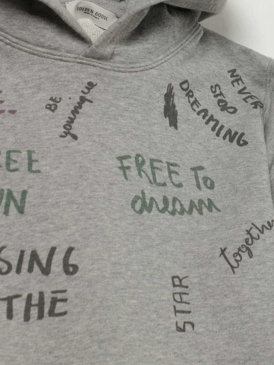 GOLDEN GOOSE SWEATER: Sweater kids Golden Goose, Grey - Img 3