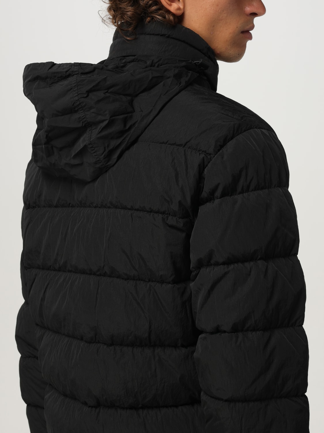 C.P. COMPANY GIACCA: Giubbotto trapuntato C.P. Company in nylon , Nero - Img 4