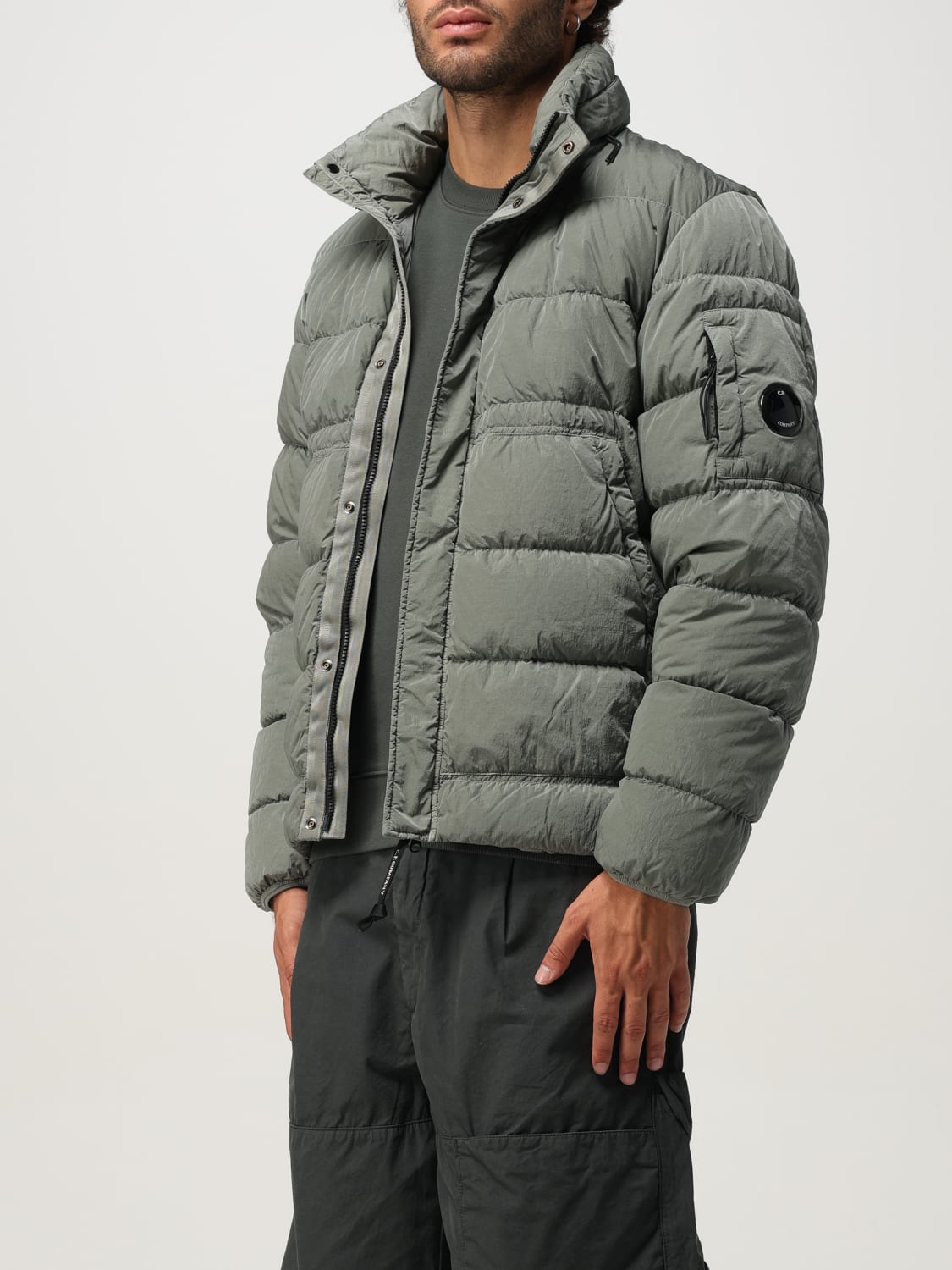 C.P. COMPANY GIACCA: Giubbotto trapuntato C.P. Company in nylon , Grigio - Img 4