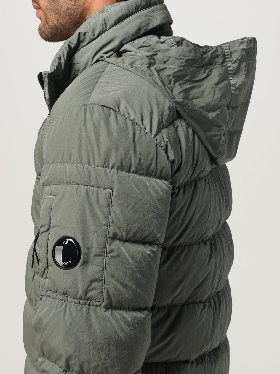 C.P. COMPANY GIACCA: Giubbotto trapuntato C.P. Company in nylon , Grigio - Img 5