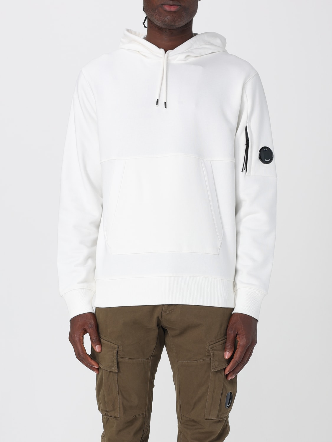 C.P. COMPANY SWEATSHIRT: Sweatshirt men C.P. Company, White - Img 1