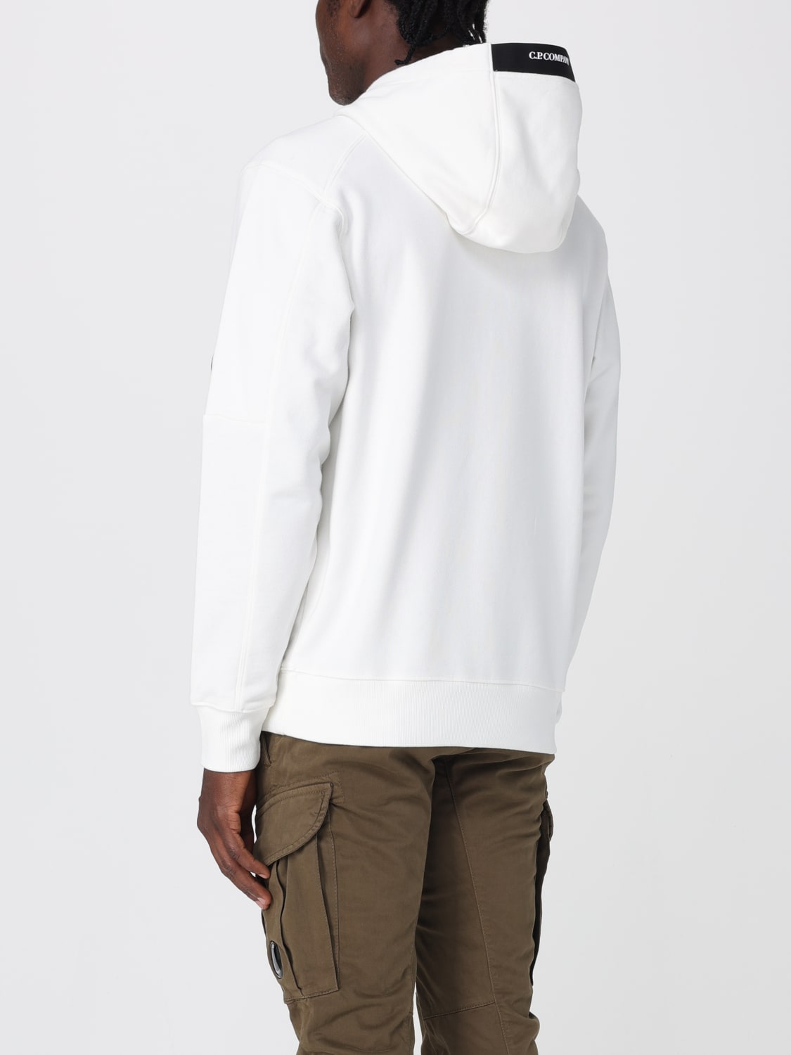 C.P. COMPANY SWEATSHIRT: Sweatshirt men C.P. Company, White - Img 2