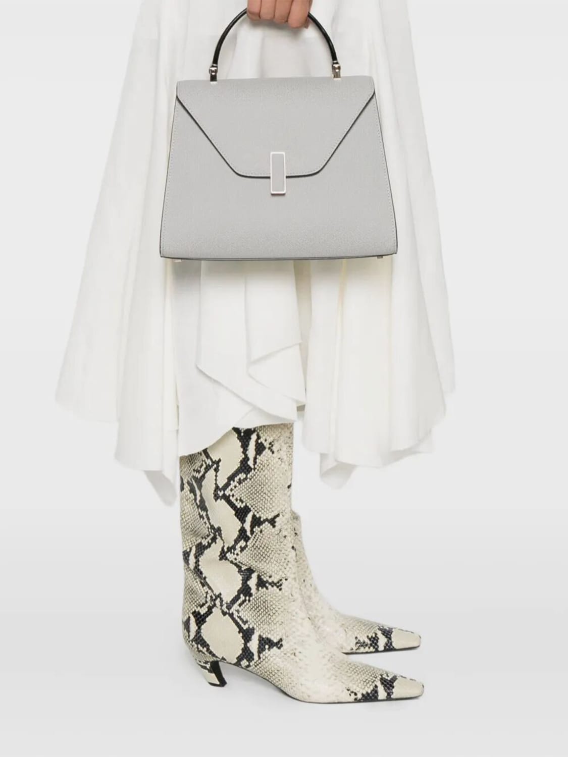 VALEXTRA HANDBAG: Shoulder bag woman Valextra, Ice - Img 2