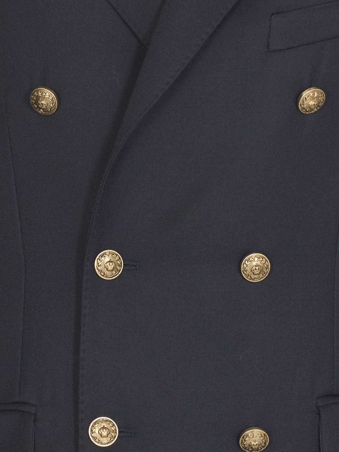 GOLDEN GOOSE GIACCA: Blazer doppiopetto Golden Goose in misto lana , Blue - Img 4