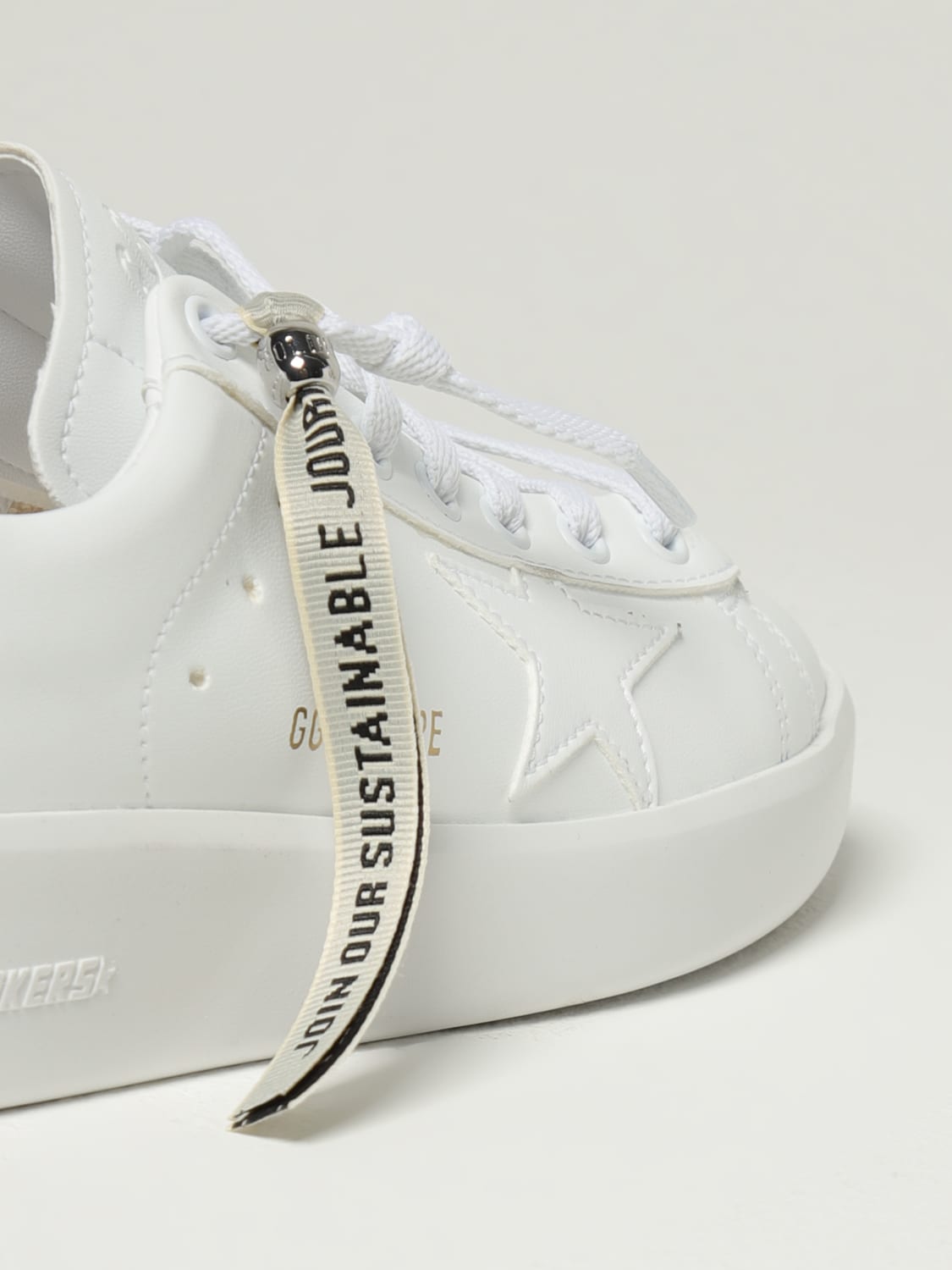 GOLDEN GOOSE BASKETS: Baskets femme Golden Goose, Blanc - Img 4