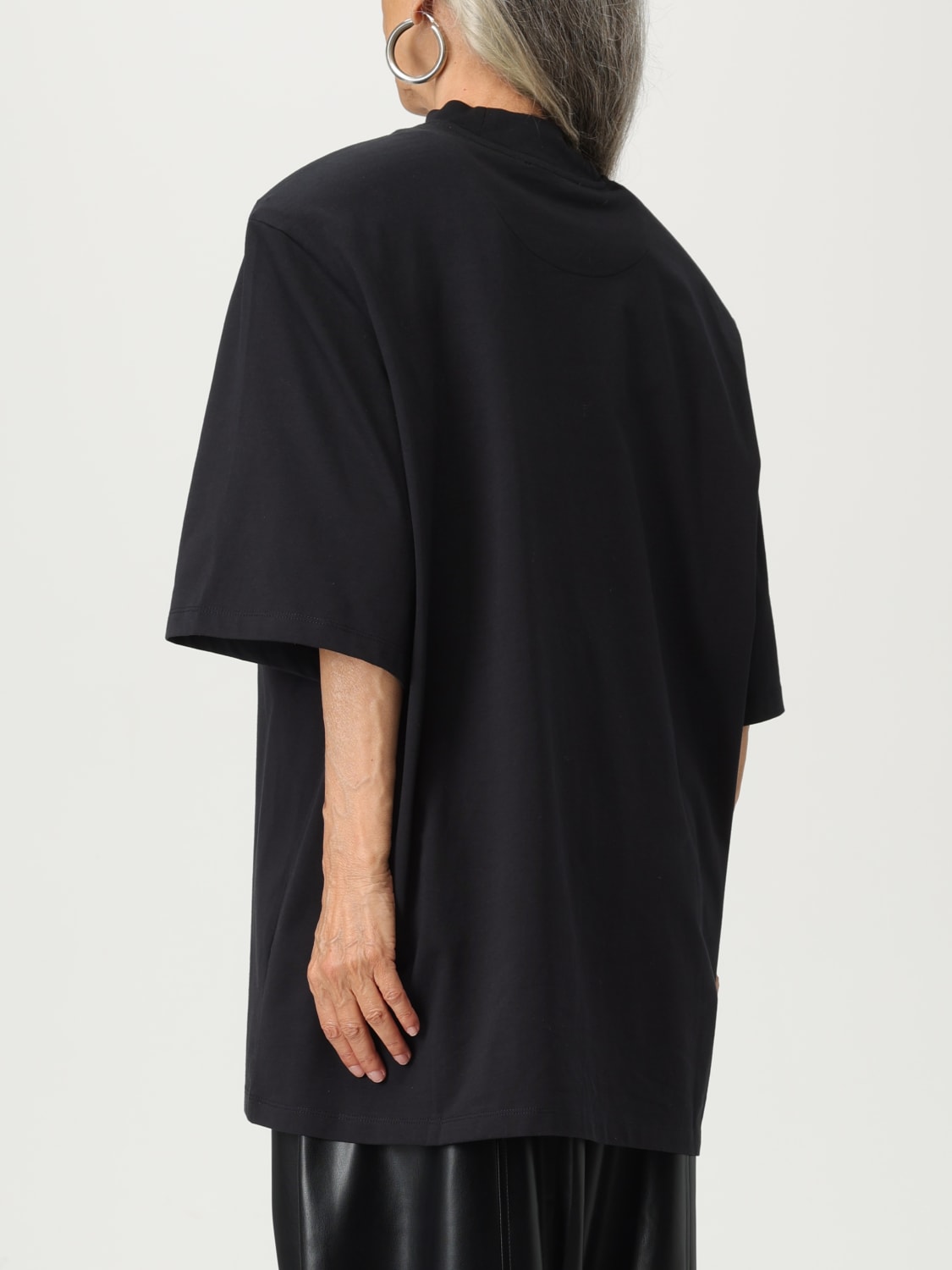 THE ATTICO CAMISETA: Camiseta mujer The Attico, Negro - Img 3