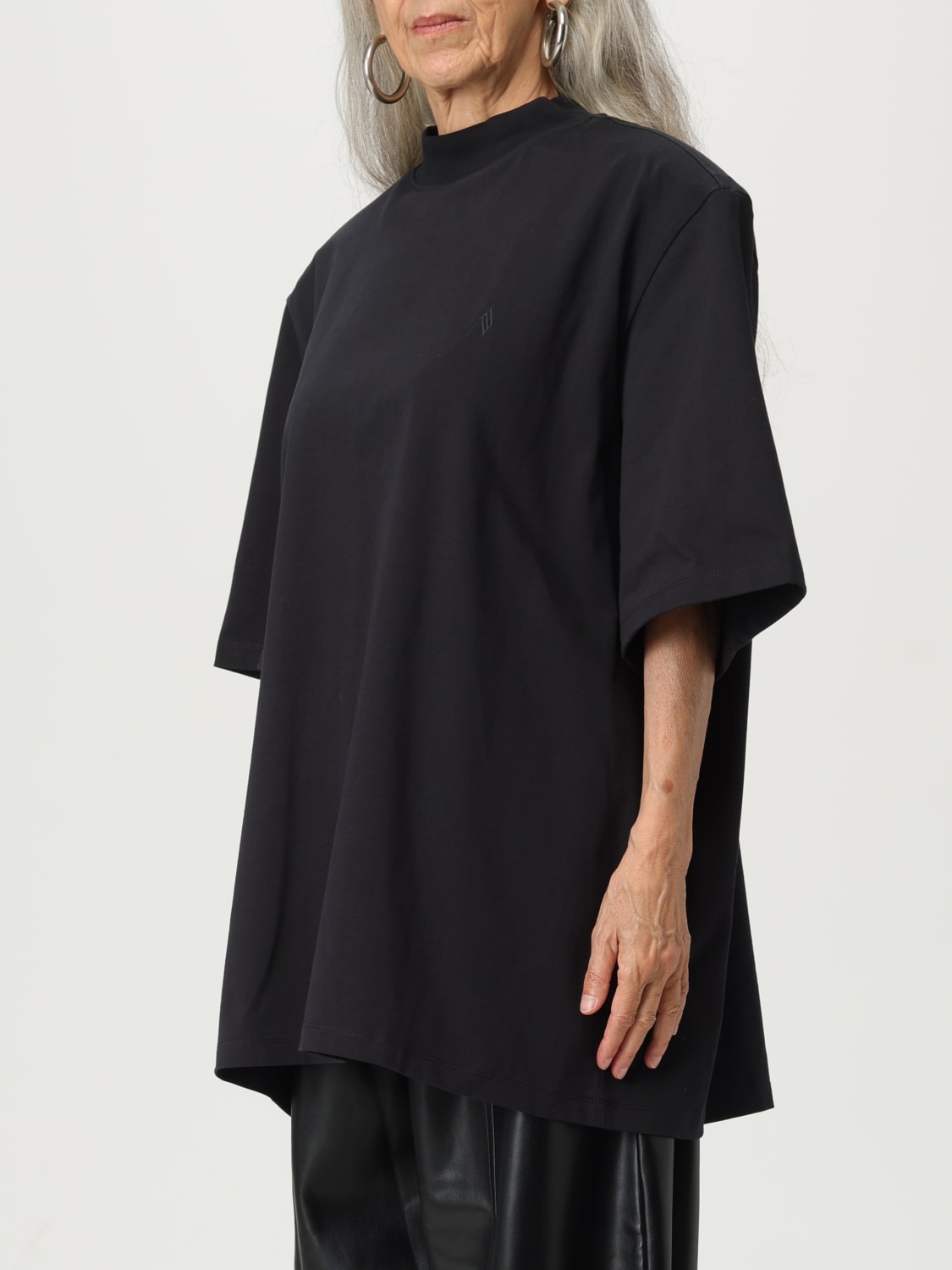 THE ATTICO CAMISETA: Camiseta mujer The Attico, Negro - Img 4