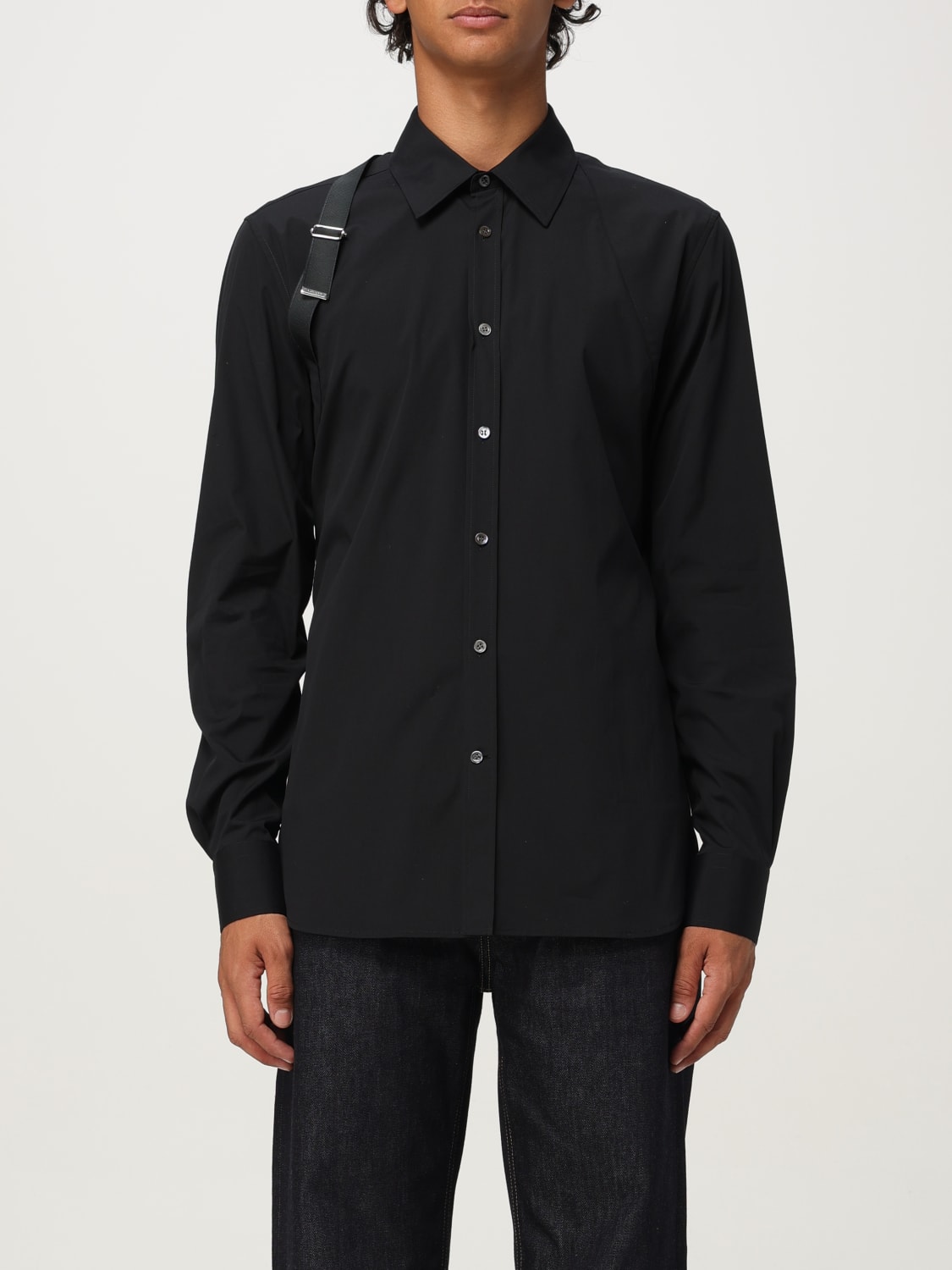 MCQUEEN SHIRT: Shirt men McQueen, Black - Img 1