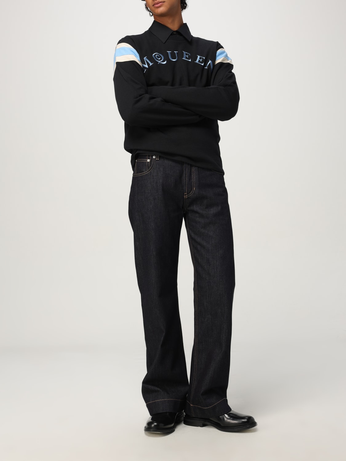 MCQUEEN SHIRT: Shirt men McQueen, Black - Img 2