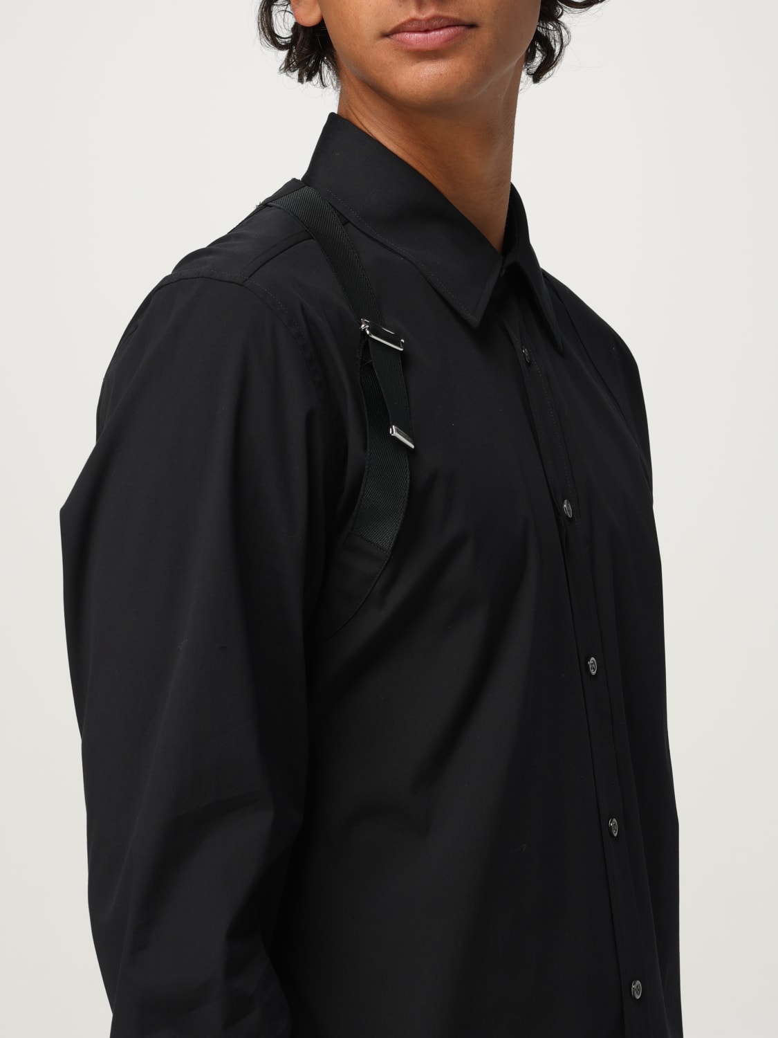 MCQUEEN SHIRT: Shirt men McQueen, Black - Img 5
