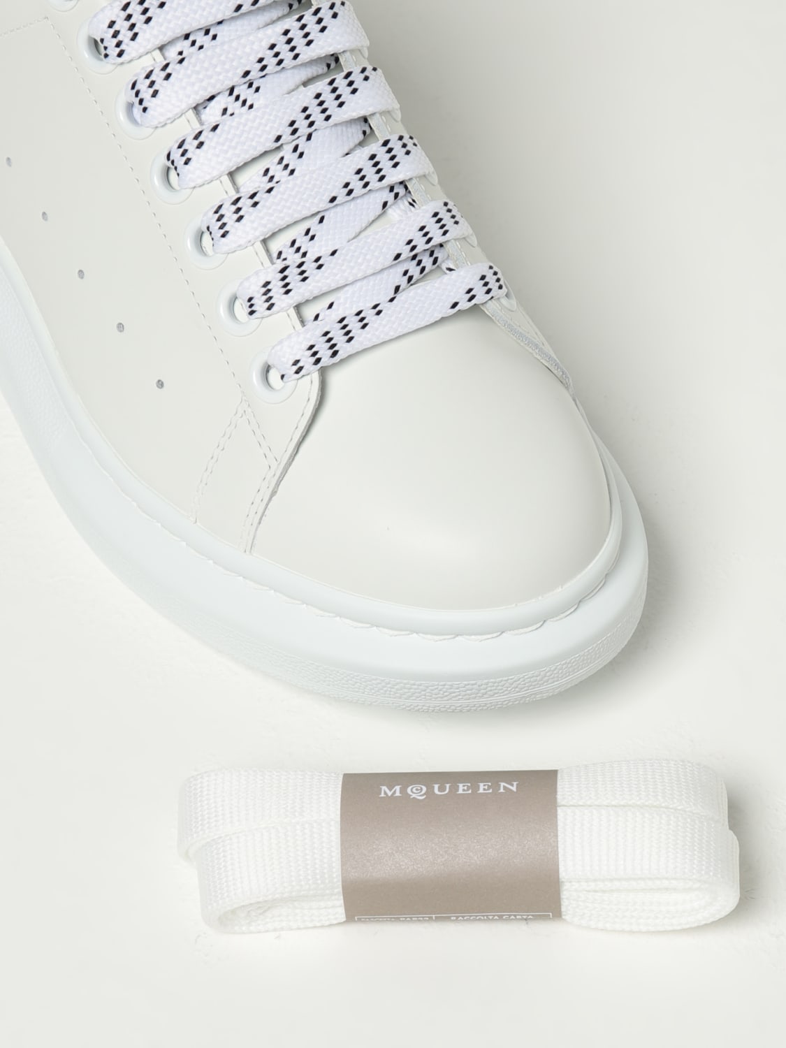 MCQUEEN SNEAKERS: Sneakers woman McQueen, White - Img 4