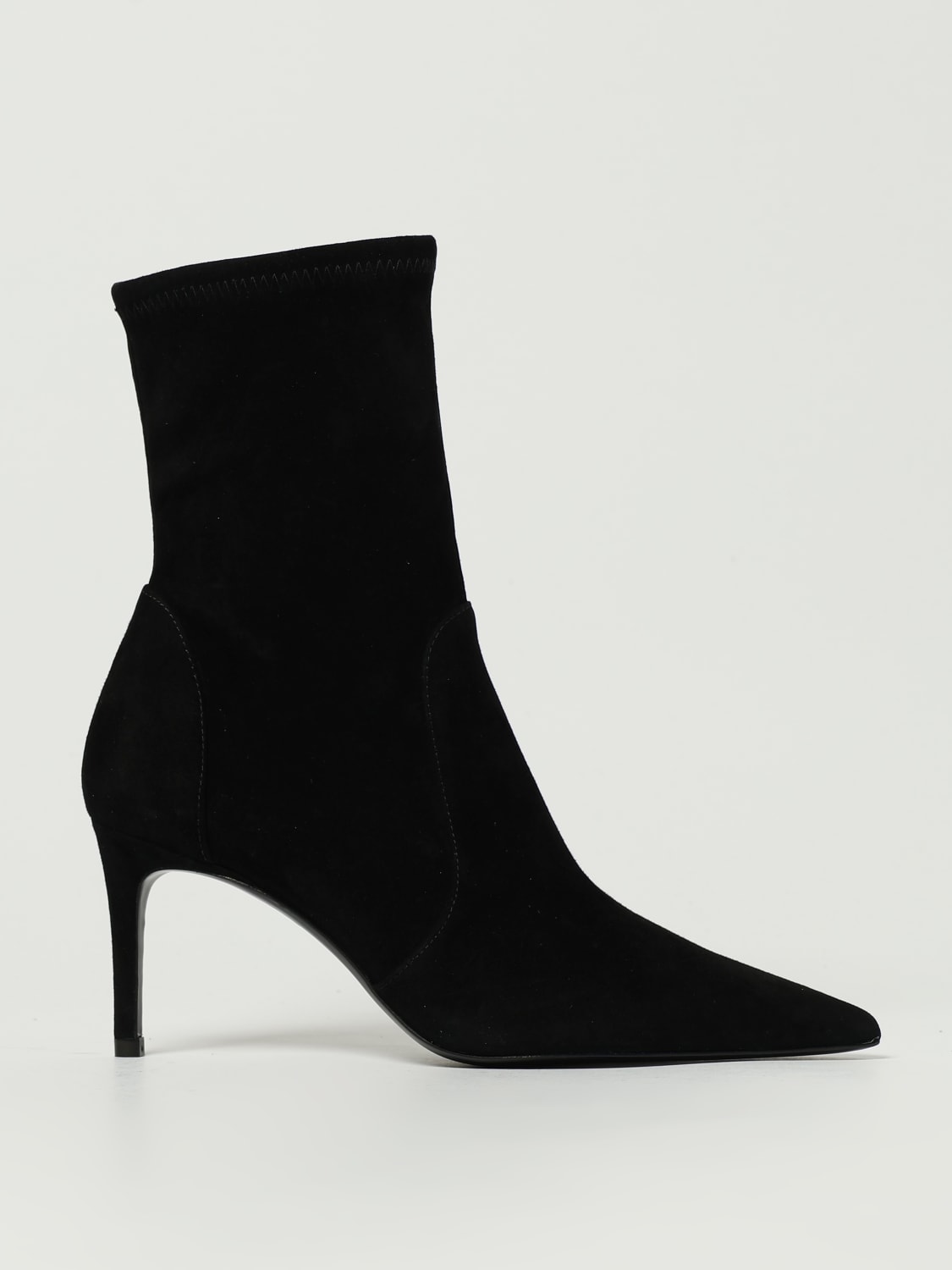 STUART WEITZMAN BOOTS: Flat ankle boots woman Stuart Weitzman, Black - Img 1