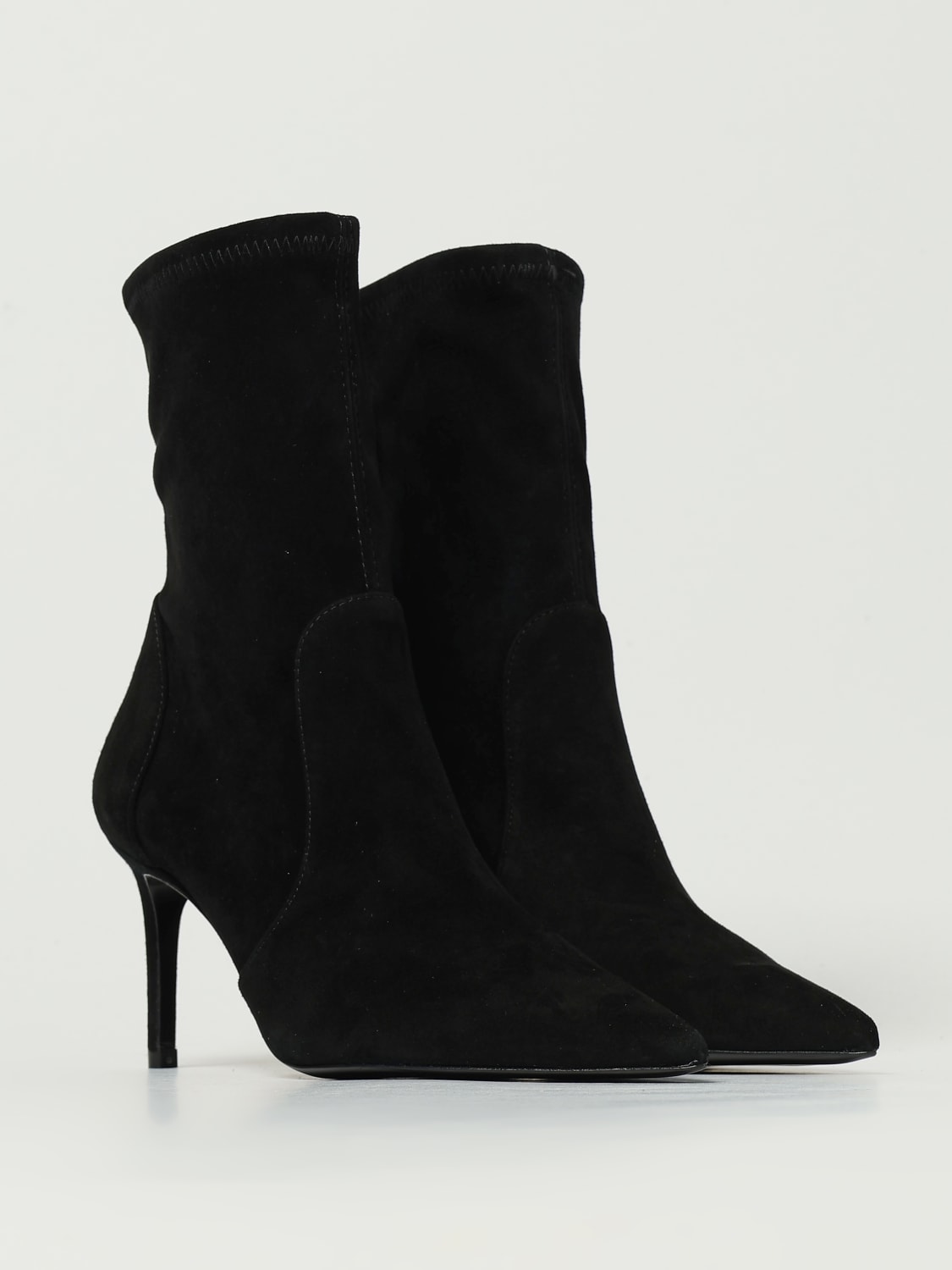 STUART WEITZMAN BOOTS: Flat ankle boots woman Stuart Weitzman, Black - Img 2