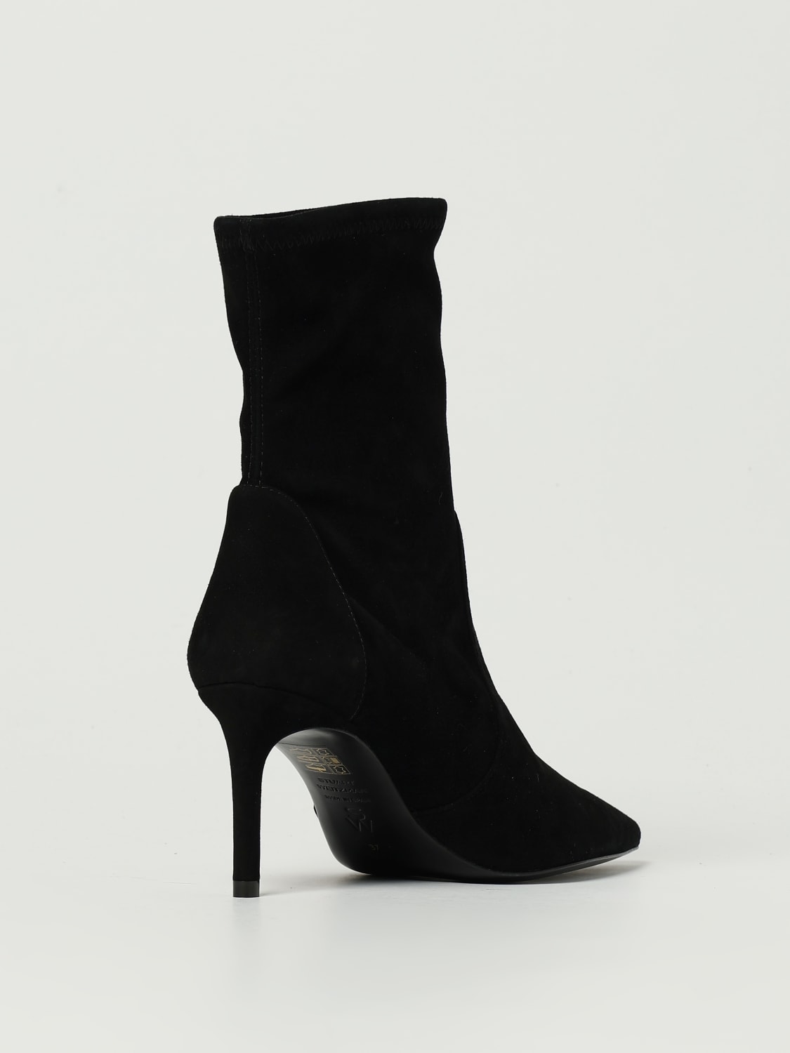 STUART WEITZMAN BOOTS: Flat ankle boots woman Stuart Weitzman, Black - Img 3