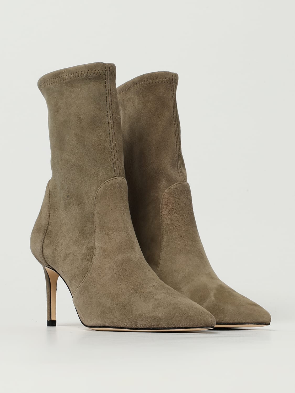 STUART WEITZMAN BOTAS: Botines planos mujer Stuart Weitzman, Gris - Img 2