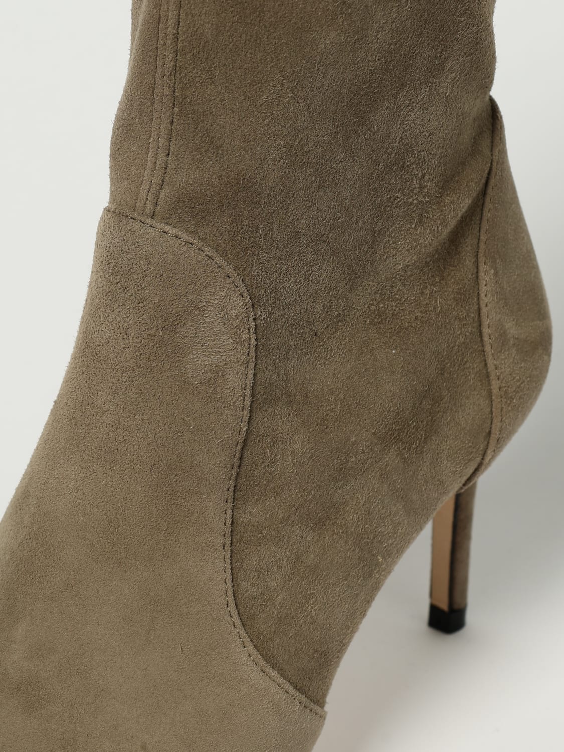 STUART WEITZMAN BOTAS: Botines planos mujer Stuart Weitzman, Gris - Img 4