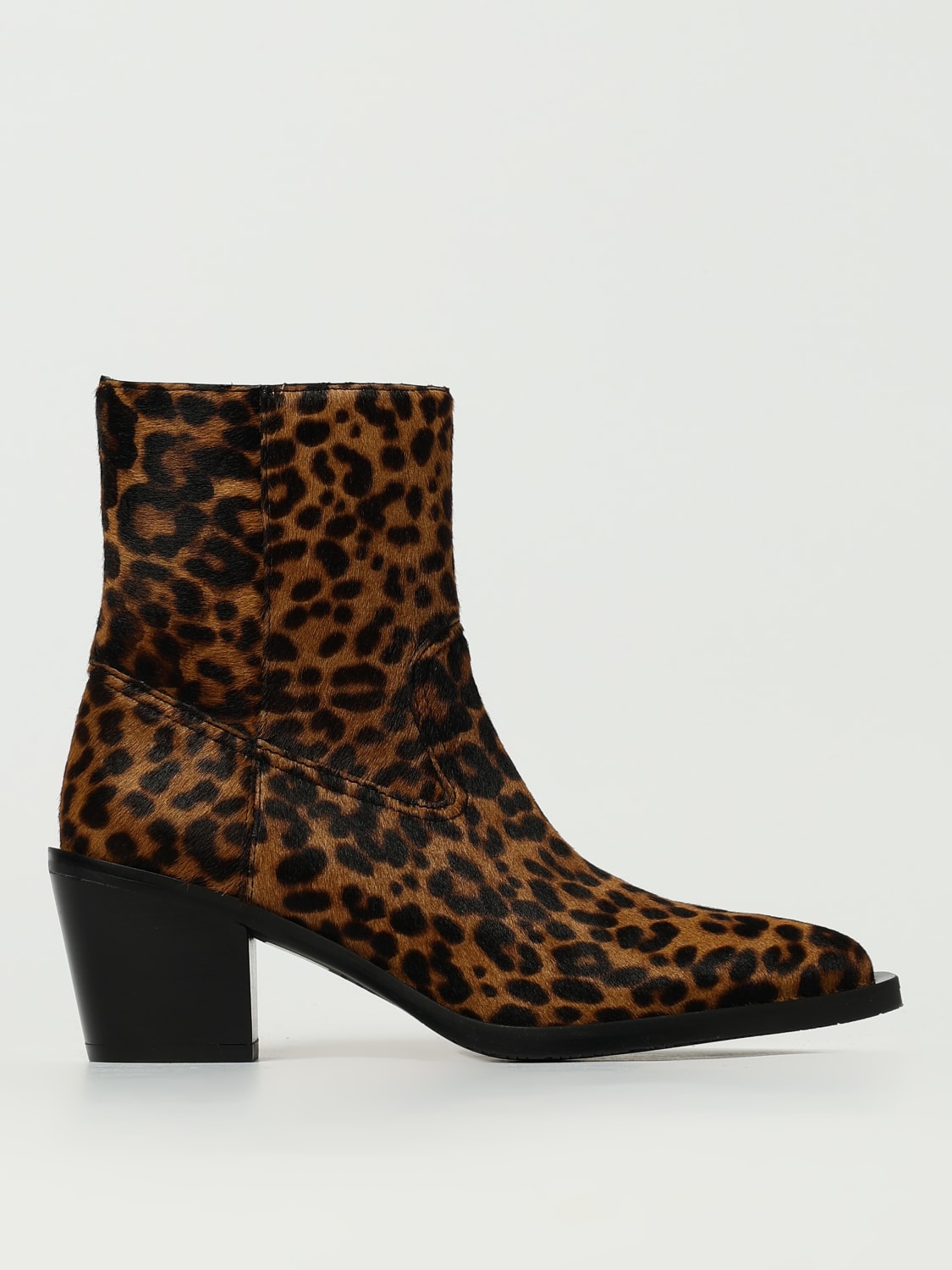 STUART WEITZMAN BOOTS: Flat ankle boots woman Stuart Weitzman, Brown - Img 1