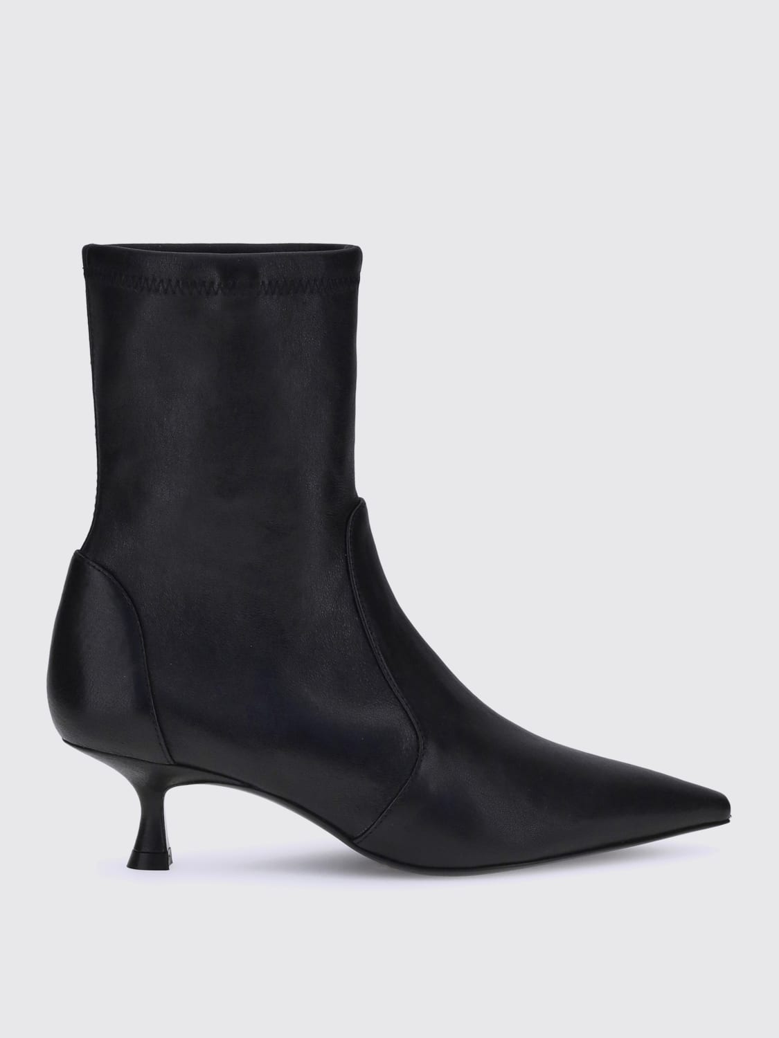 STUART WEITZMAN BOOTS: Flat ankle boots woman Stuart Weitzman, Black - Img 1