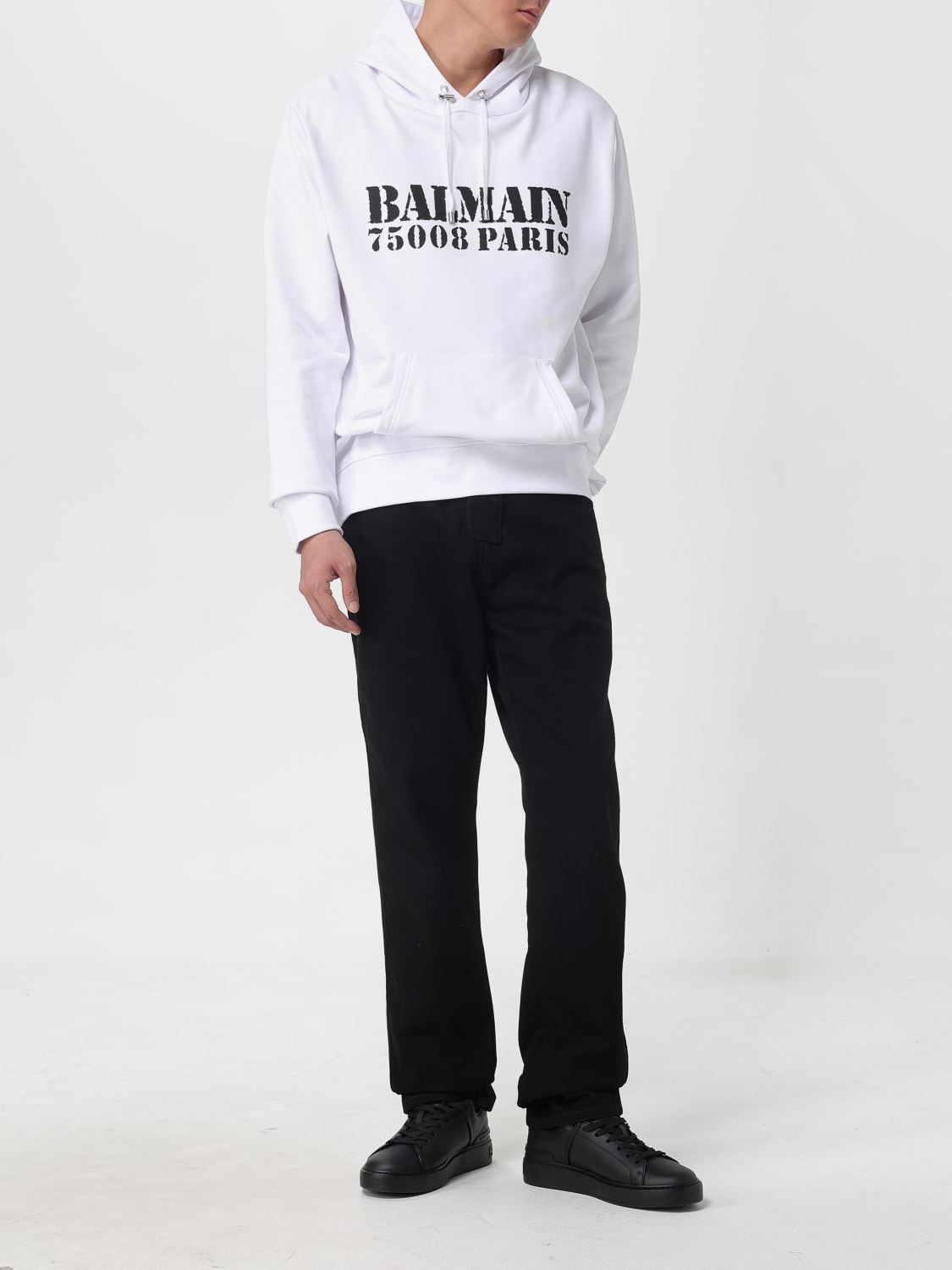 BALMAIN SWEATSHIRT: Sweatshirt men Balmain, White - Img 2