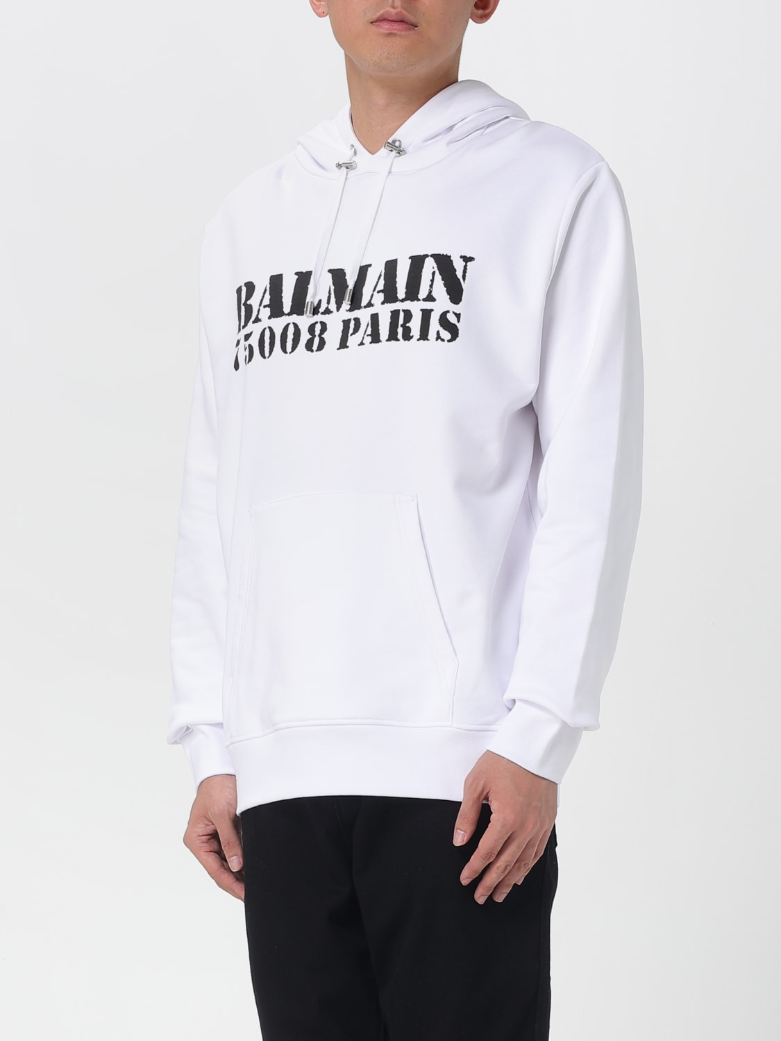 BALMAIN SWEATSHIRT: Sweatshirt men Balmain, White - Img 4