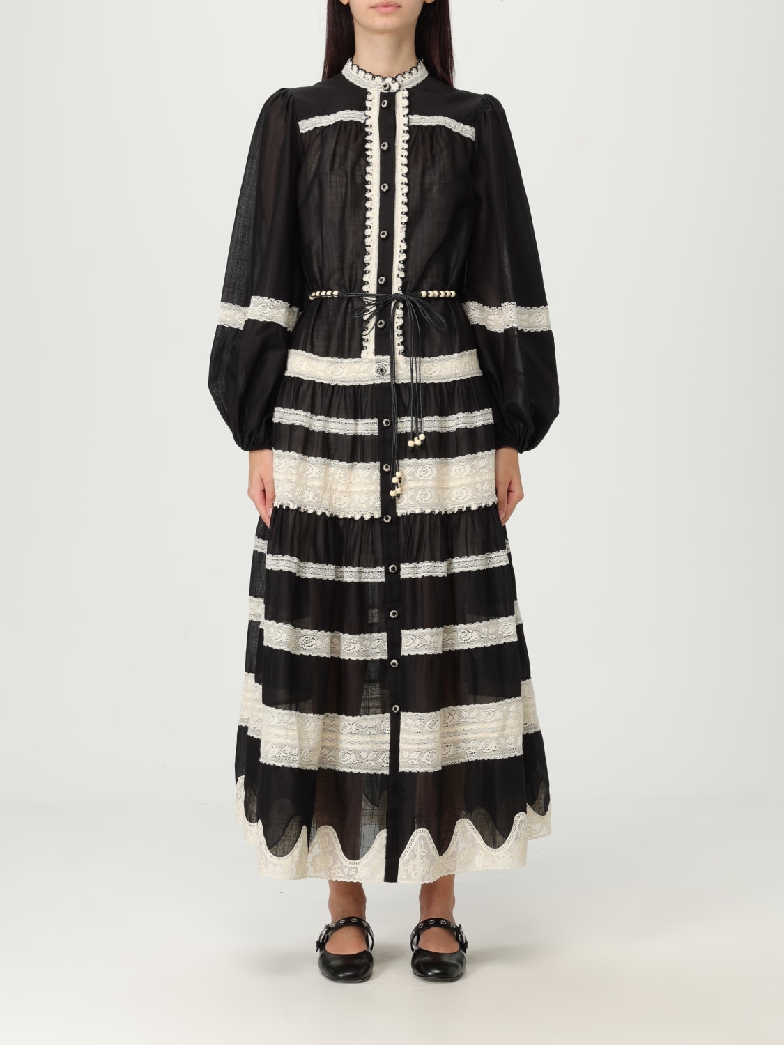 ZIMMERMANN VESTIDO: Vestido mujer Zimmermann, Negro - Img 1