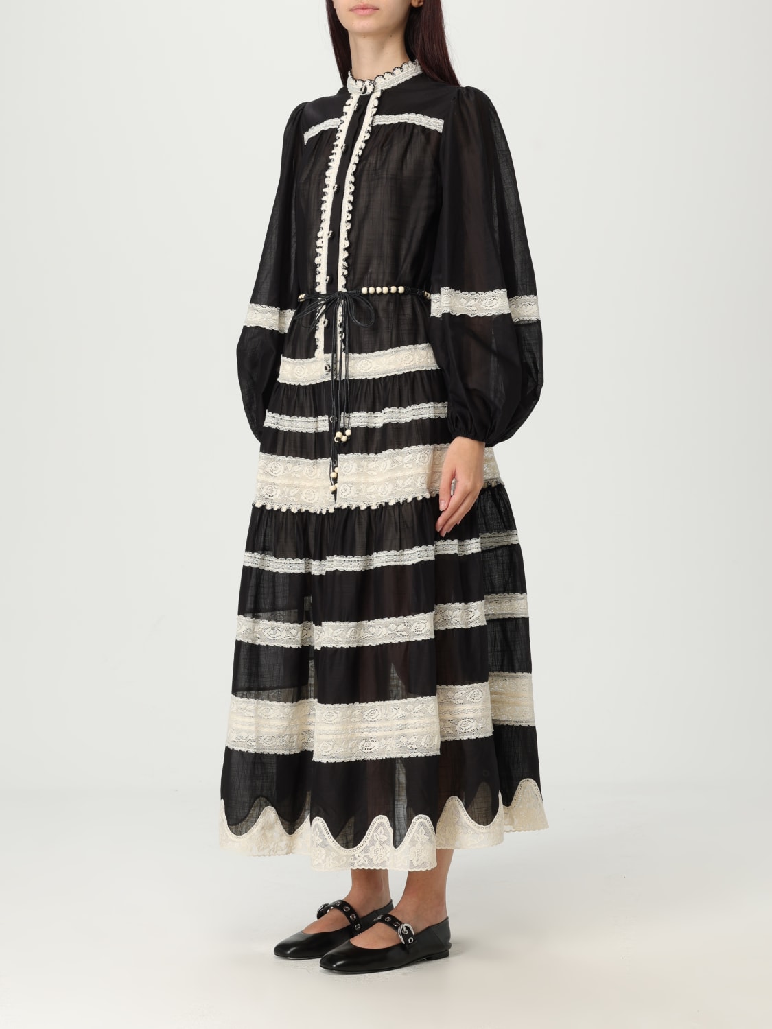 ZIMMERMANN VESTIDO: Vestido mujer Zimmermann, Negro - Img 3