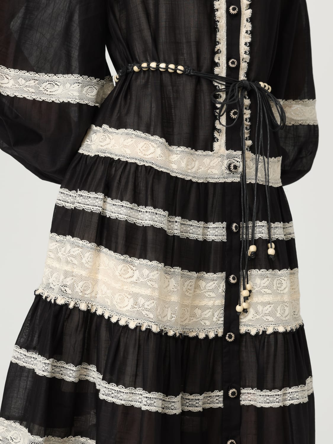 ZIMMERMANN VESTIDO: Vestido mujer Zimmermann, Negro - Img 4