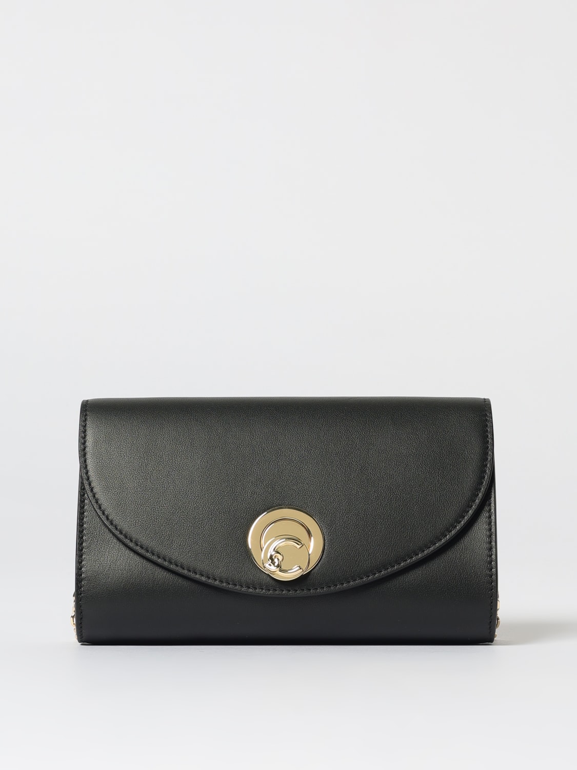 COCCINELLE BORSA A TRACOLLA: Borsa Nikla Coccinelle in pelle , Nero - Img 1