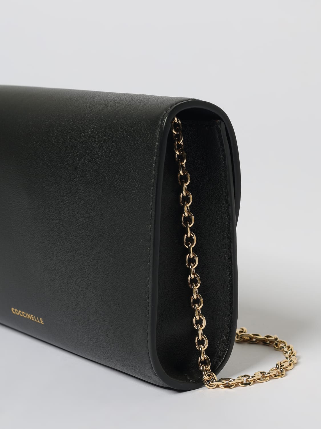 COCCINELLE BORSA A TRACOLLA: Borsa Nikla Coccinelle in pelle , Nero - Img 3