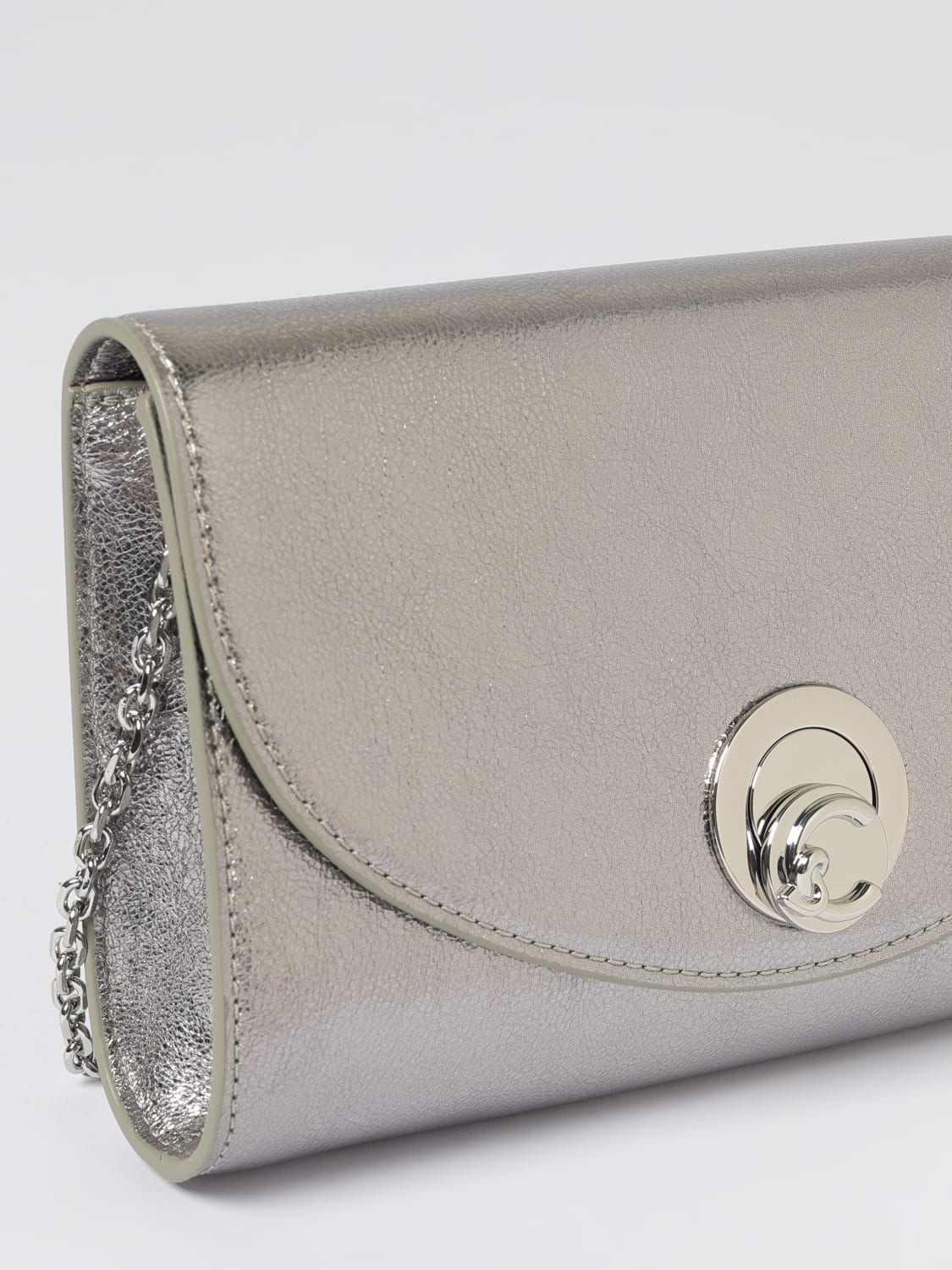 COCCINELLE CROSSBODY BAG: Shoulder bag woman Coccinelle, Grey - Img 3